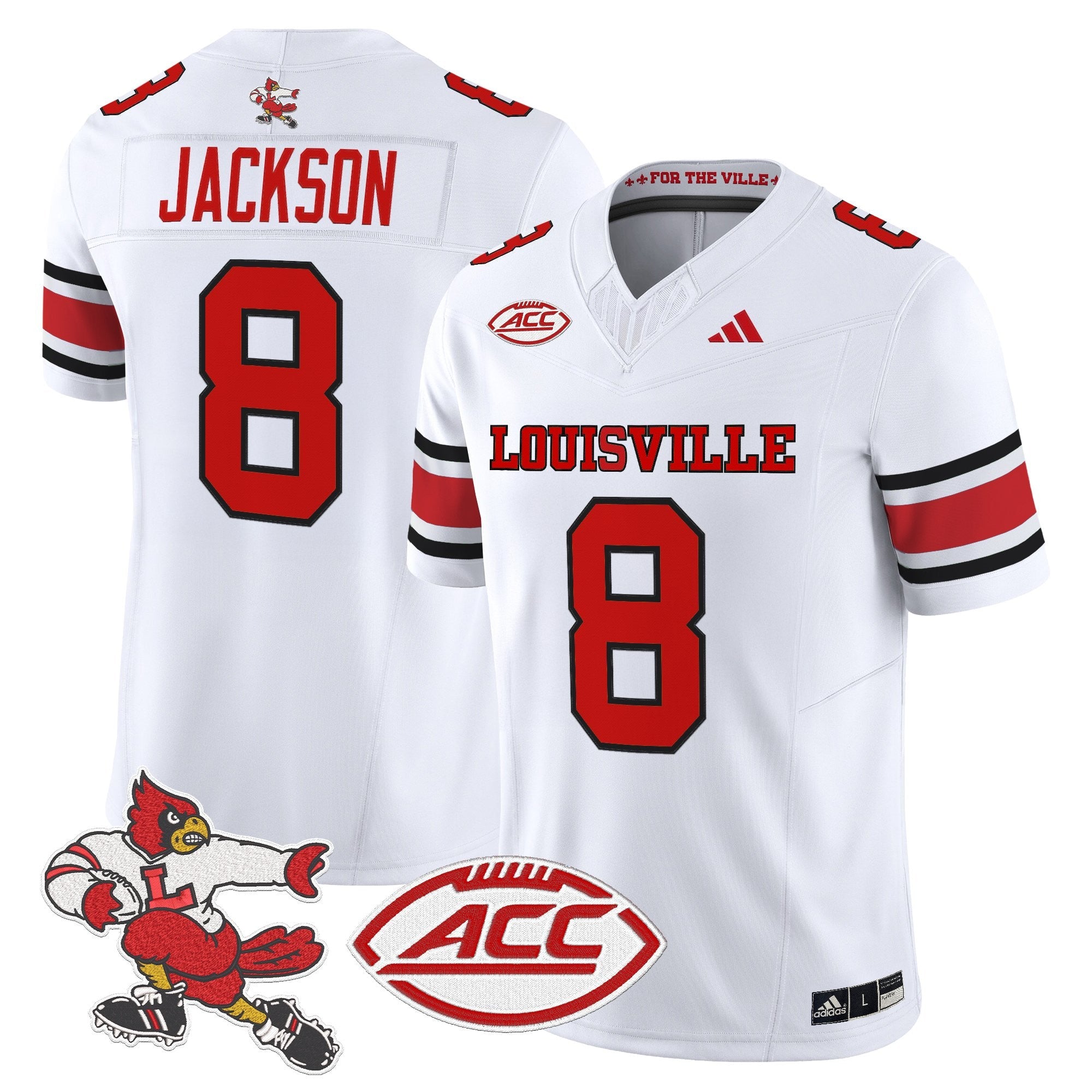 Louisville Cardinals '1980s Throwback' Vapor Limited Jersey - All Stitched