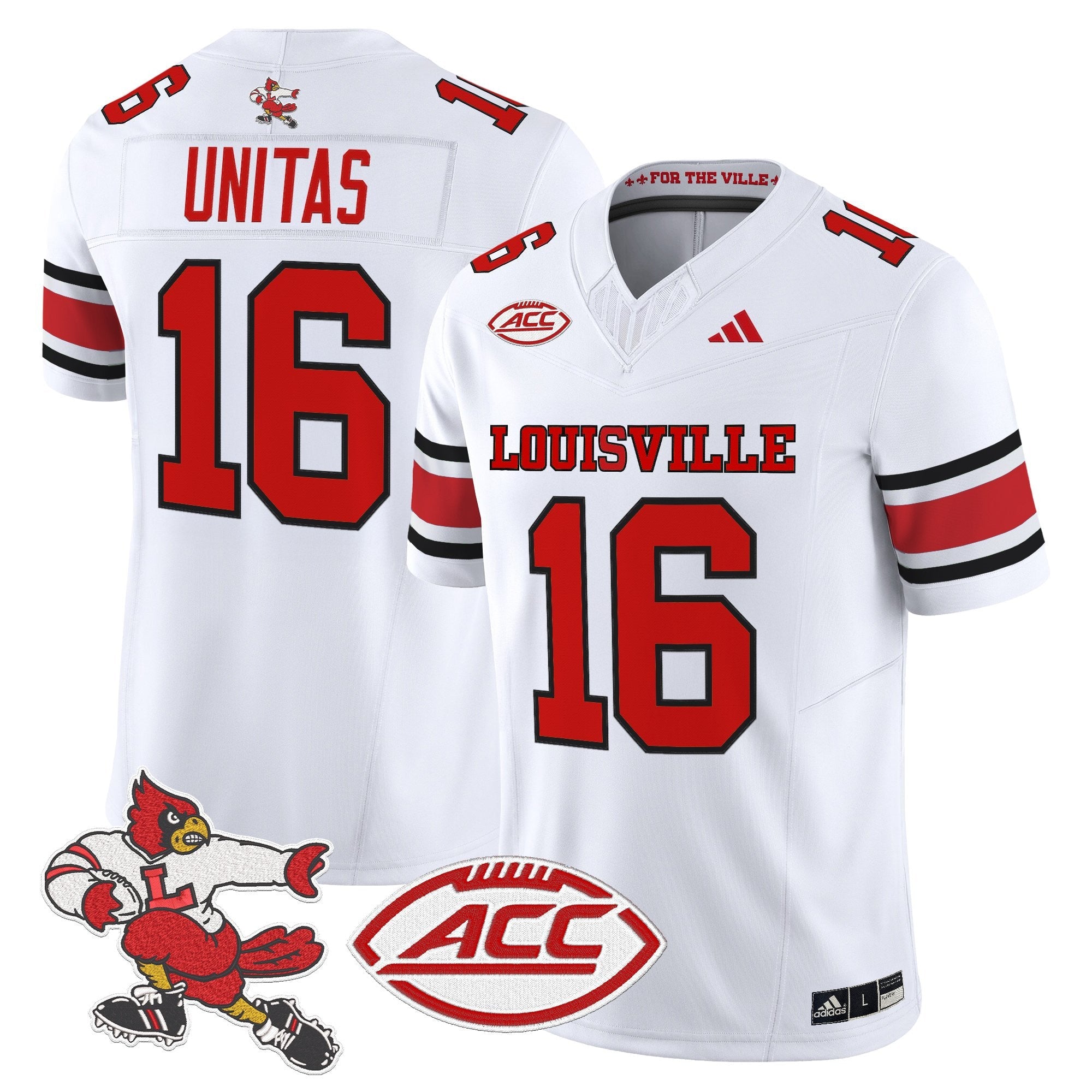 Louisville Cardinals '1980s Throwback' Vapor Limited Jersey - All Stitched