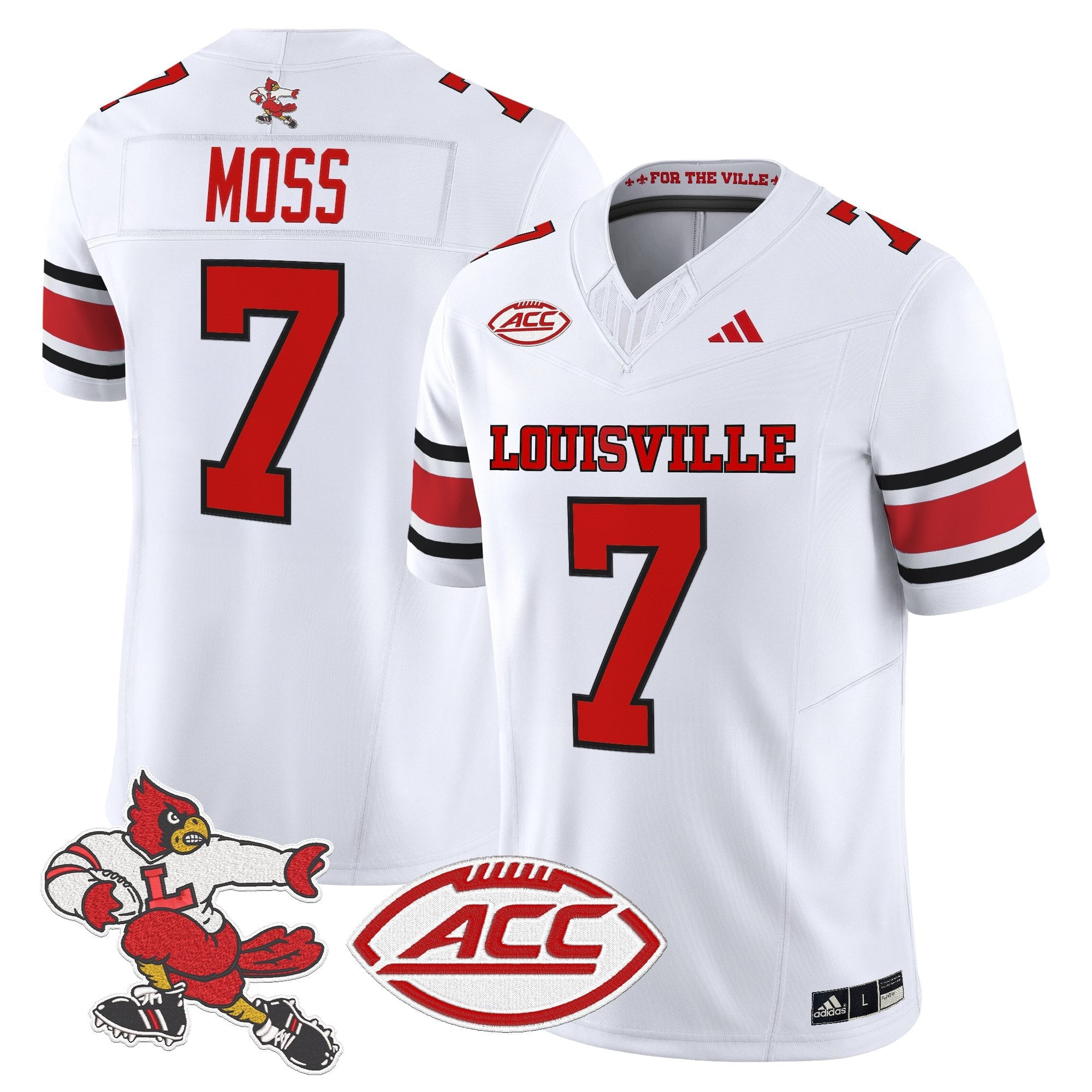 Louisville Cardinals '1980s Throwback' Vapor Limited Jersey - All Stitched