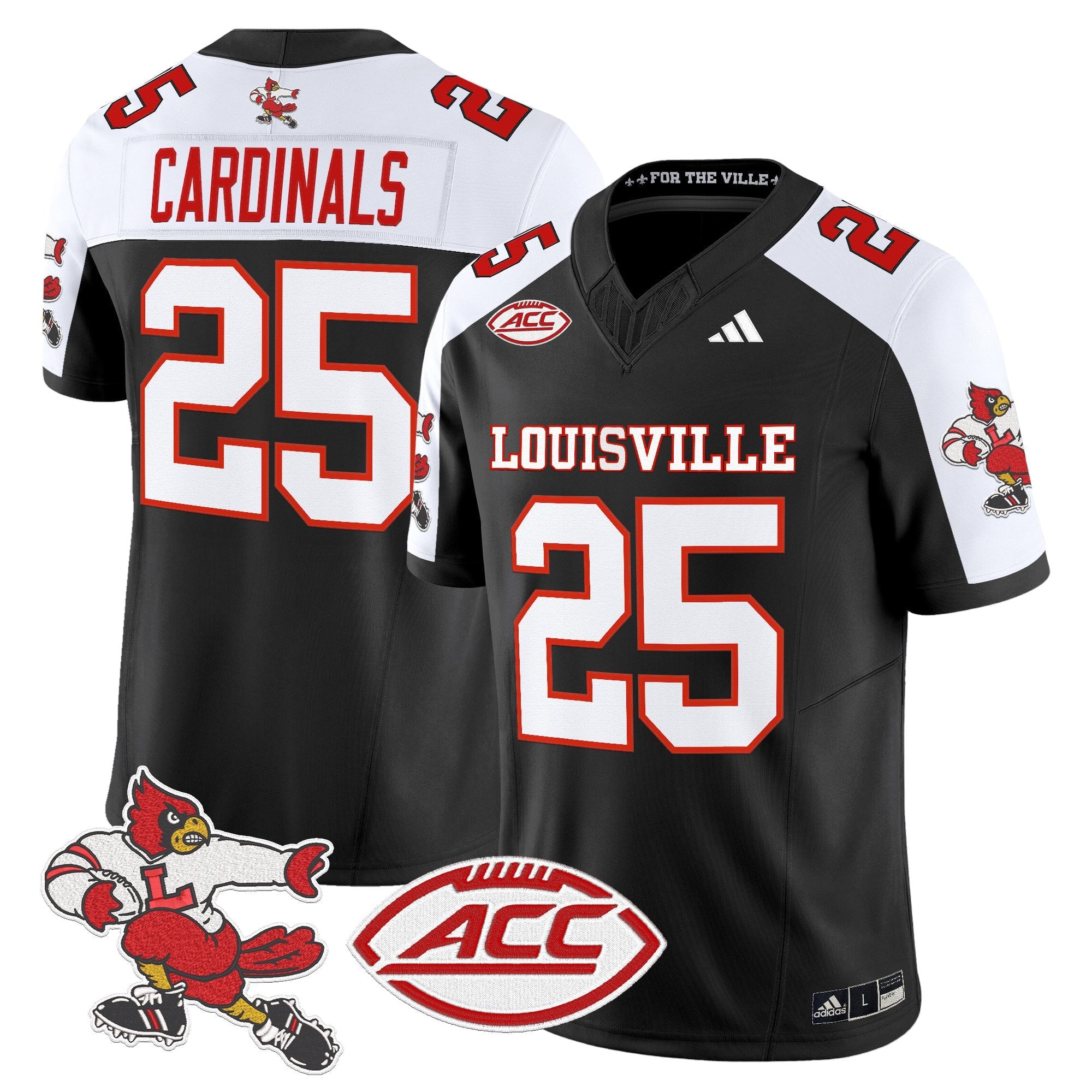 Louisville Cardinals '1980s Throwback' Vapor Limited Jersey - All Stitched