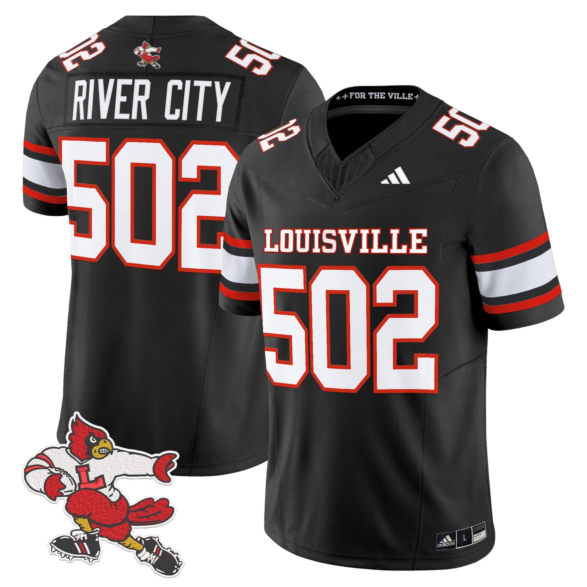 Louisville Cardinals '1980s Throwback' Vapor Limited Jersey - All Stitched