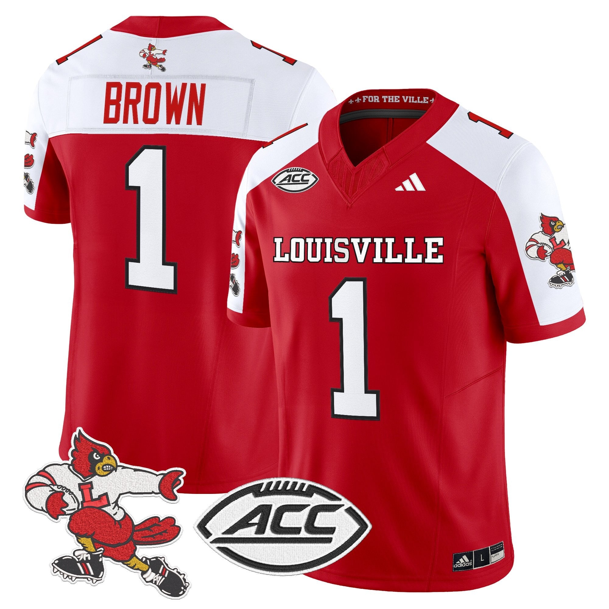 Louisville Cardinals '1980s Throwback' Vapor Limited Jersey - All Stitched