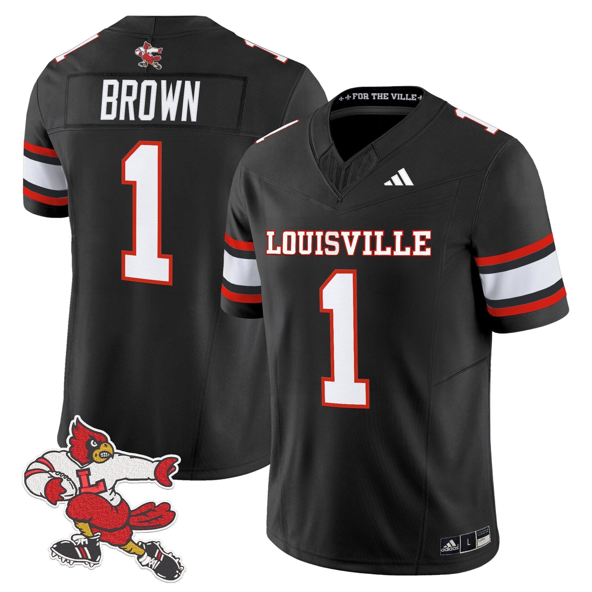 Louisville Cardinals '1980s Throwback' Vapor Limited Jersey - All Stitched