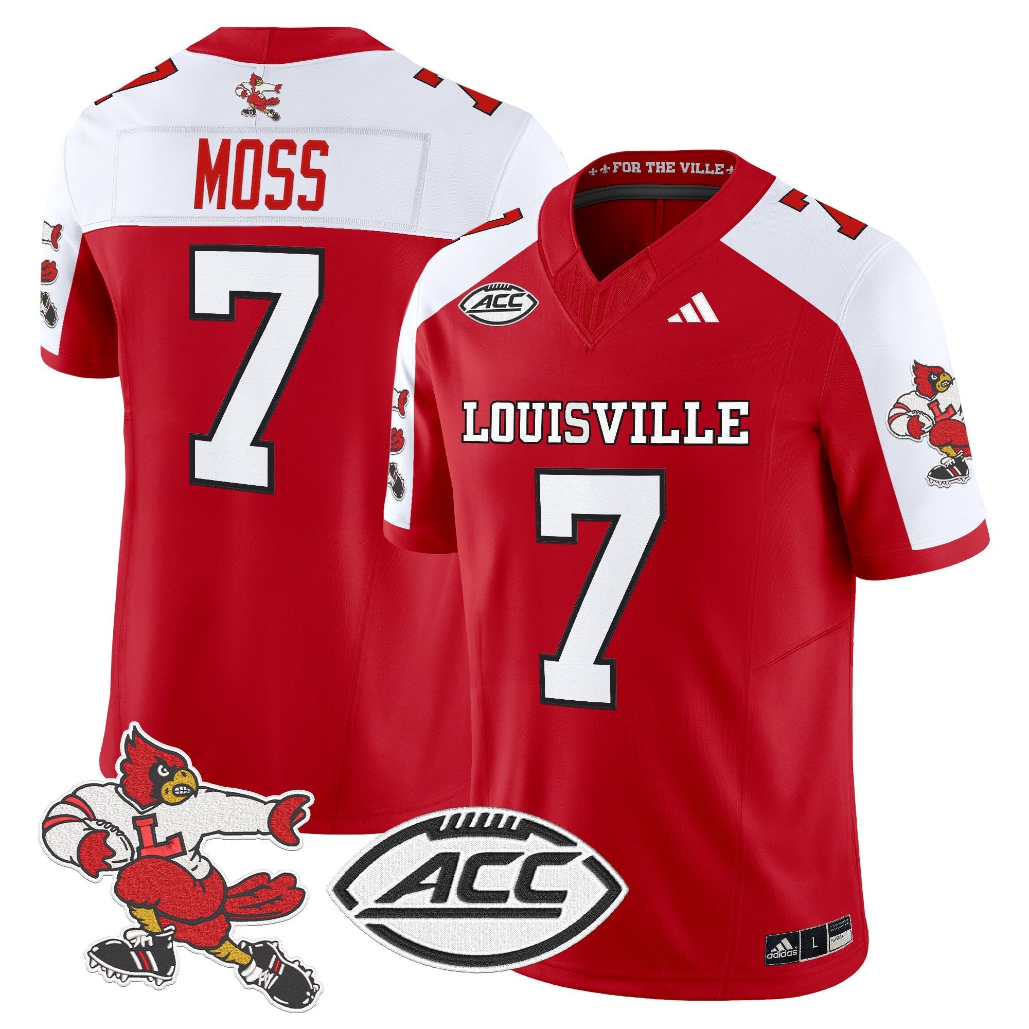 Louisville Cardinals '1980s Throwback' Vapor Limited Jersey - All Stitched