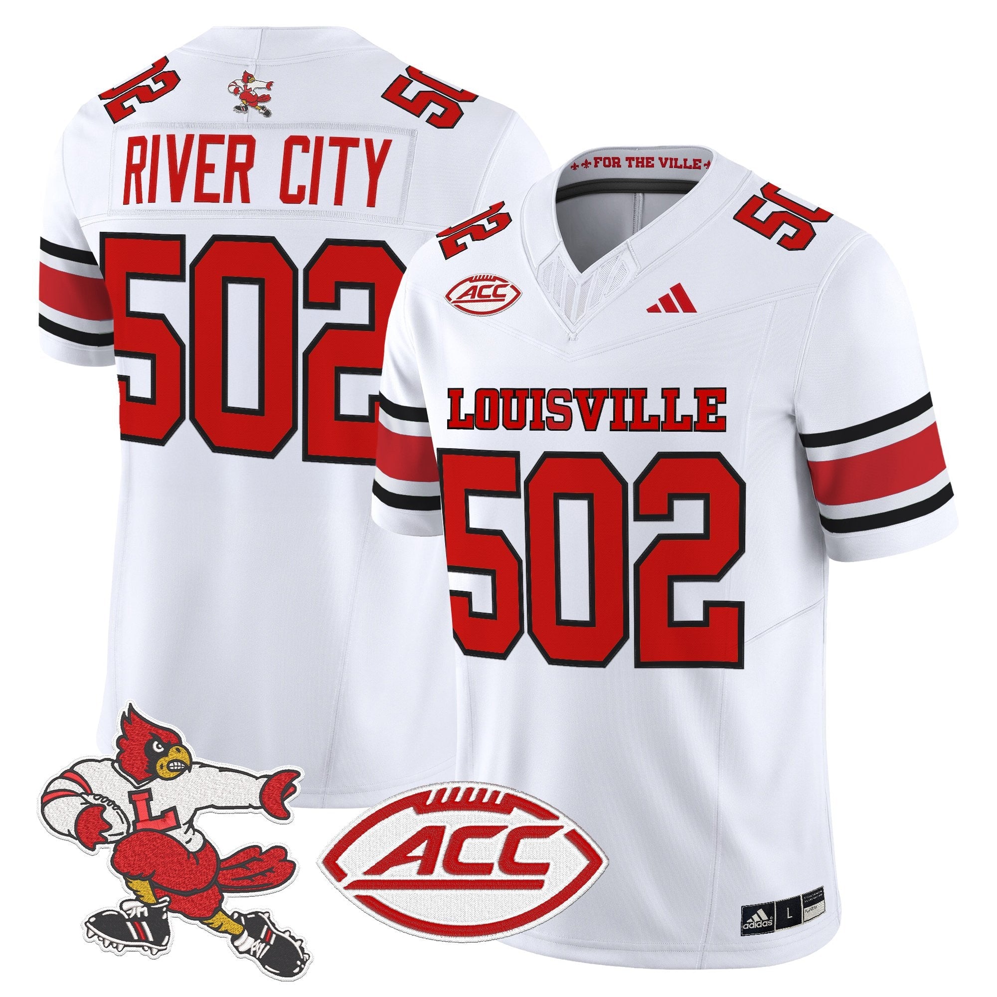 Louisville Cardinals '1980s Throwback' Vapor Limited Jersey - All Stitched
