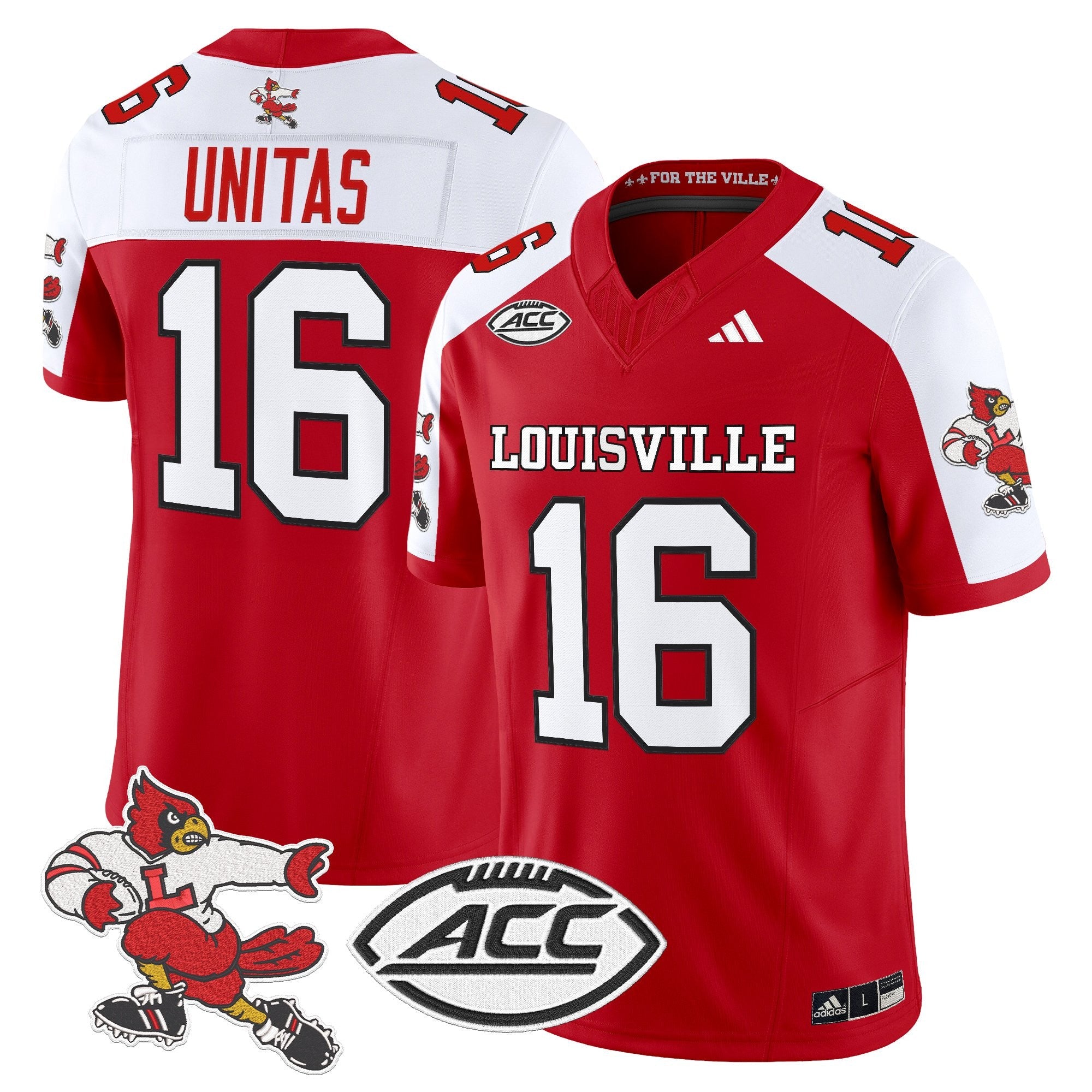 Louisville Cardinals '1980s Throwback' Vapor Limited Jersey - All Stitched