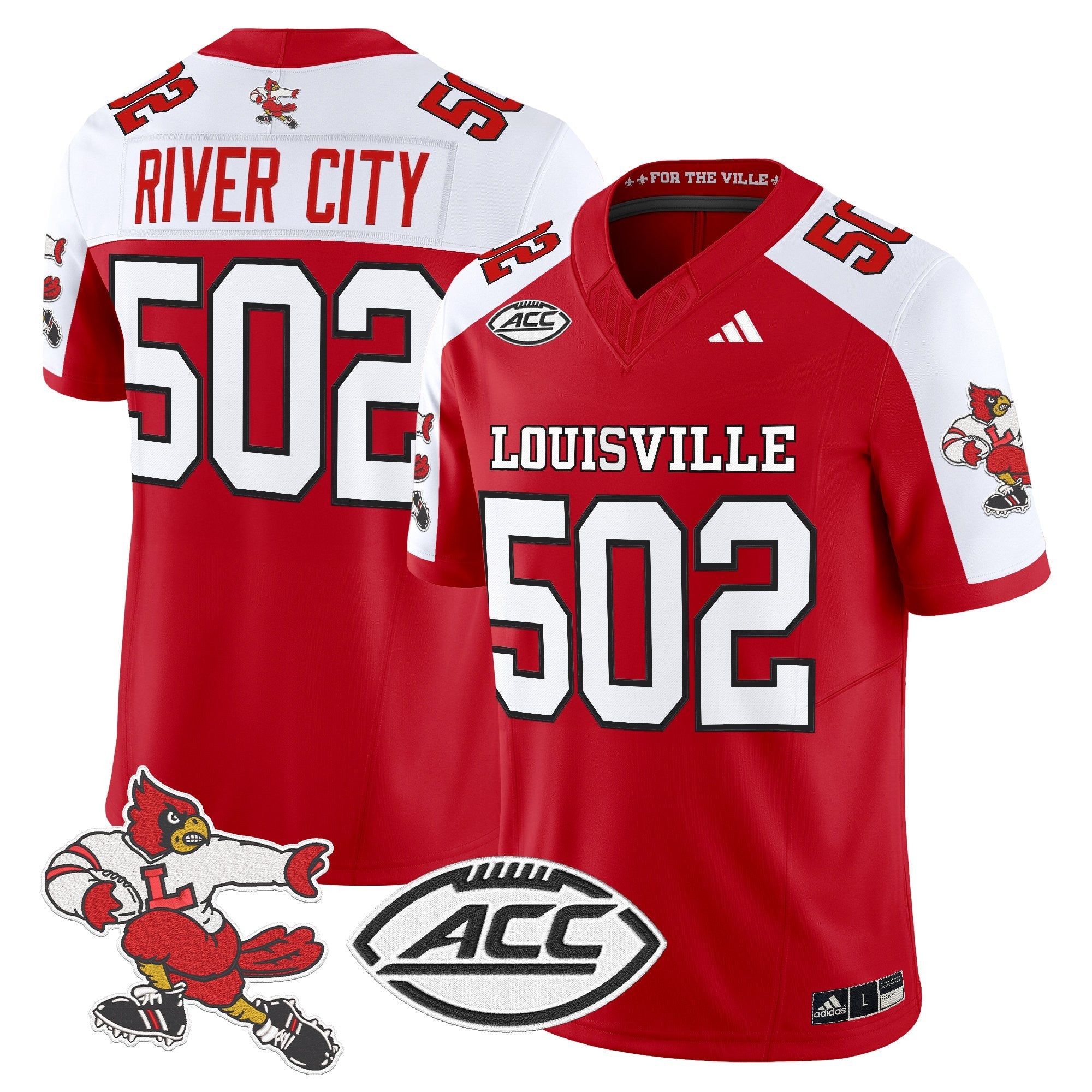 Louisville Cardinals '1980s Throwback' Vapor Limited Jersey - All Stitched