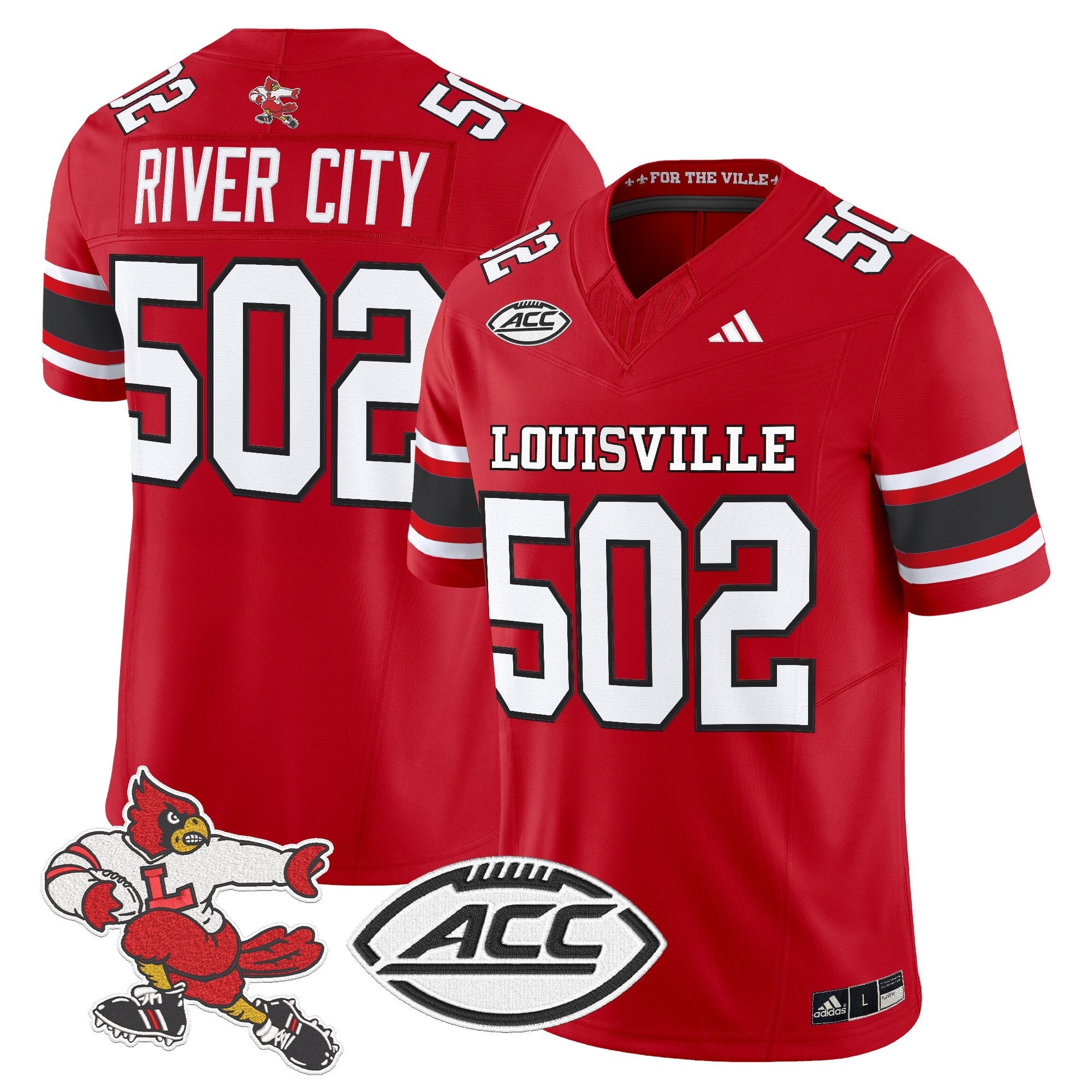 Louisville Cardinals '1980s Throwback' Vapor Limited Jersey - All Stitched