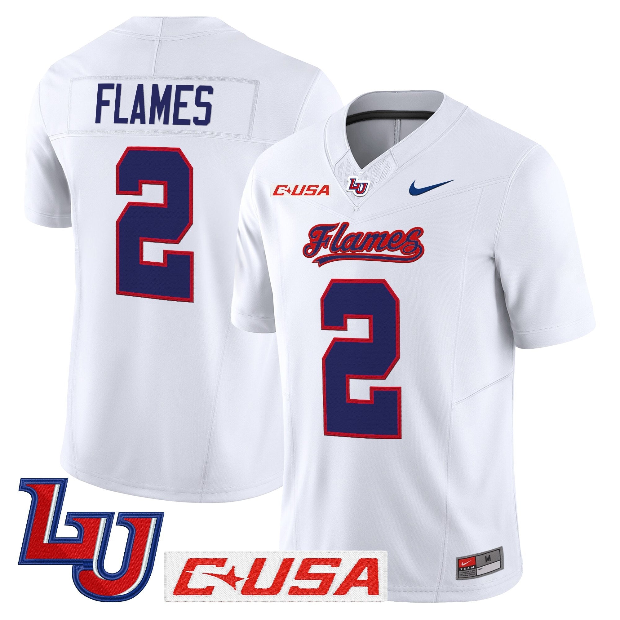Liberty Flames 2025 Vapor Limited Jersey - All Stitched