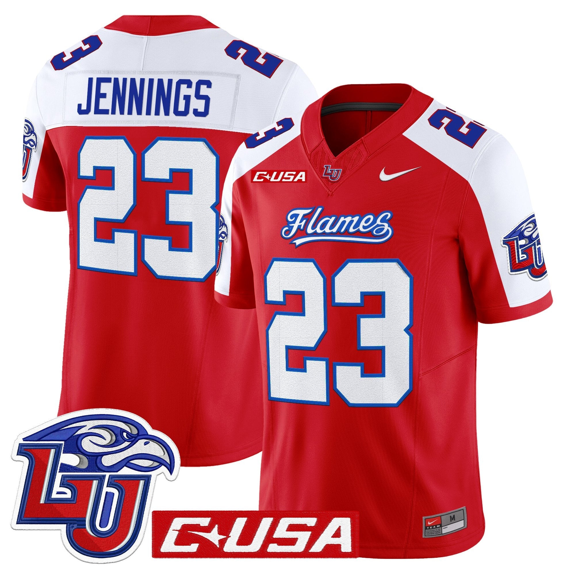 Liberty Flames 2025 Vapor Limited Jersey - All Stitched