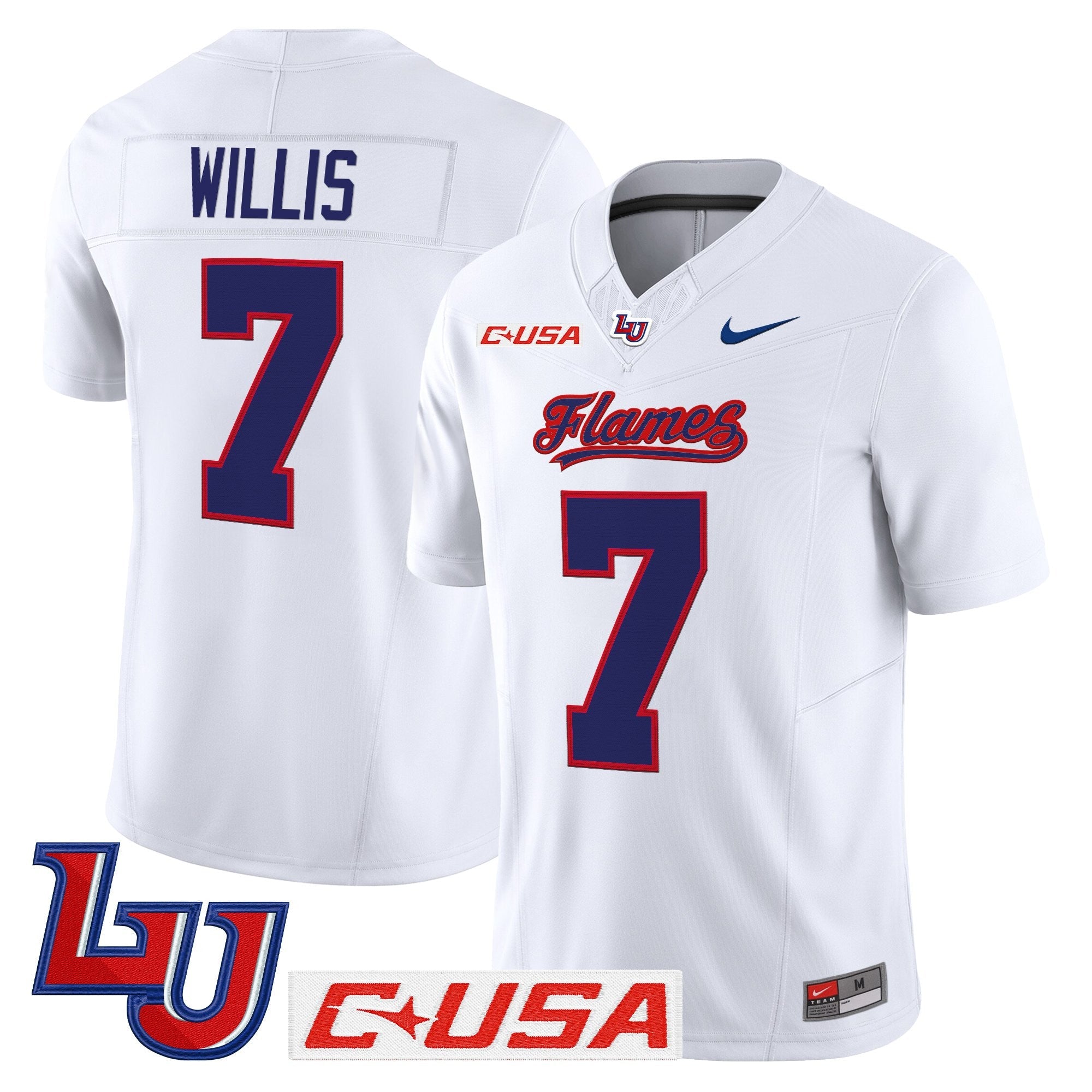 Liberty Flames 2025 Vapor Limited Jersey - All Stitched