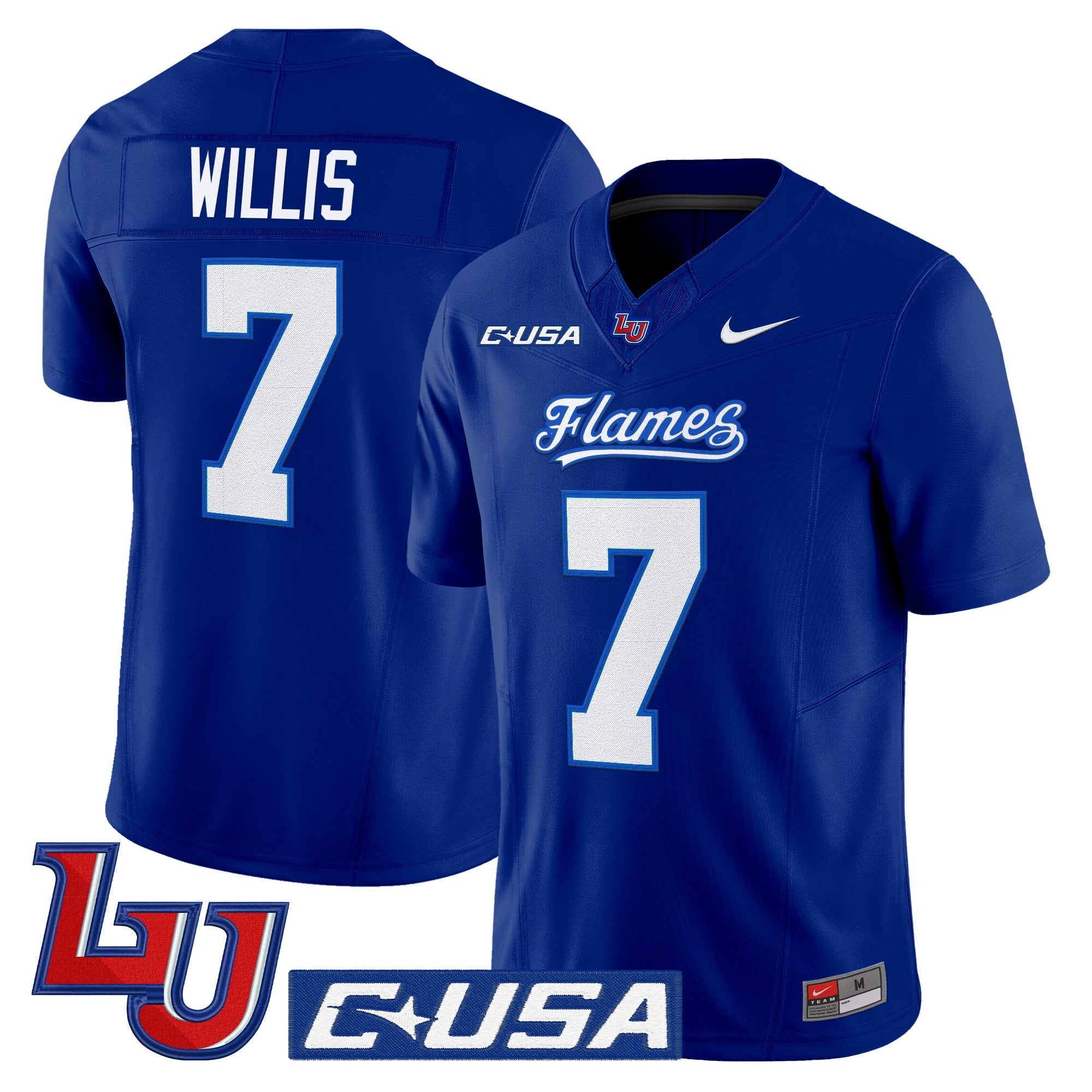 Liberty Flames 2025 Vapor Limited Jersey - All Stitched