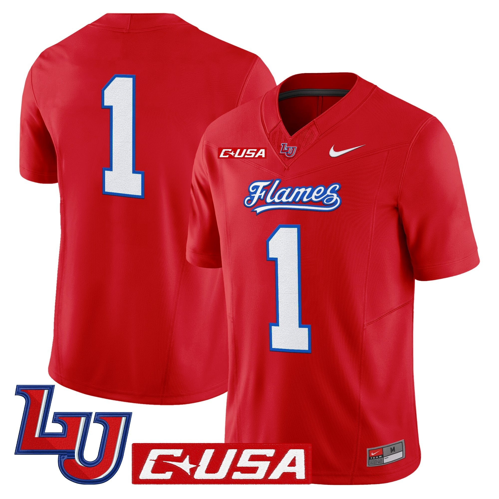 Liberty Flames 2025 Vapor Limited Jersey - All Stitched