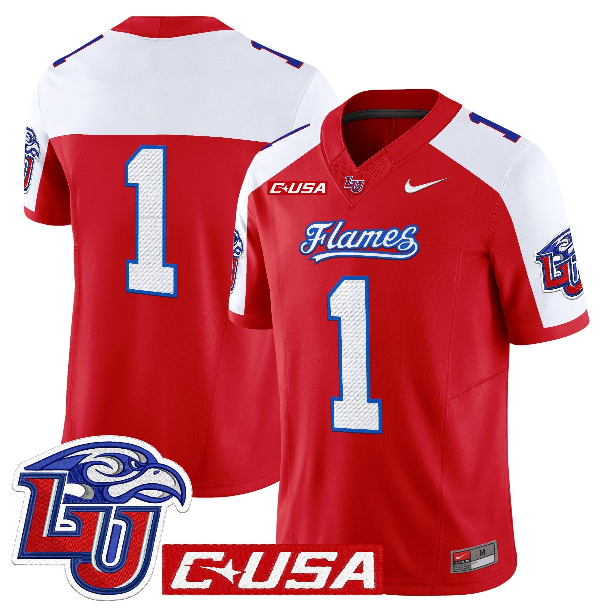 Liberty Flames 2025 Vapor Limited Jersey - All Stitched