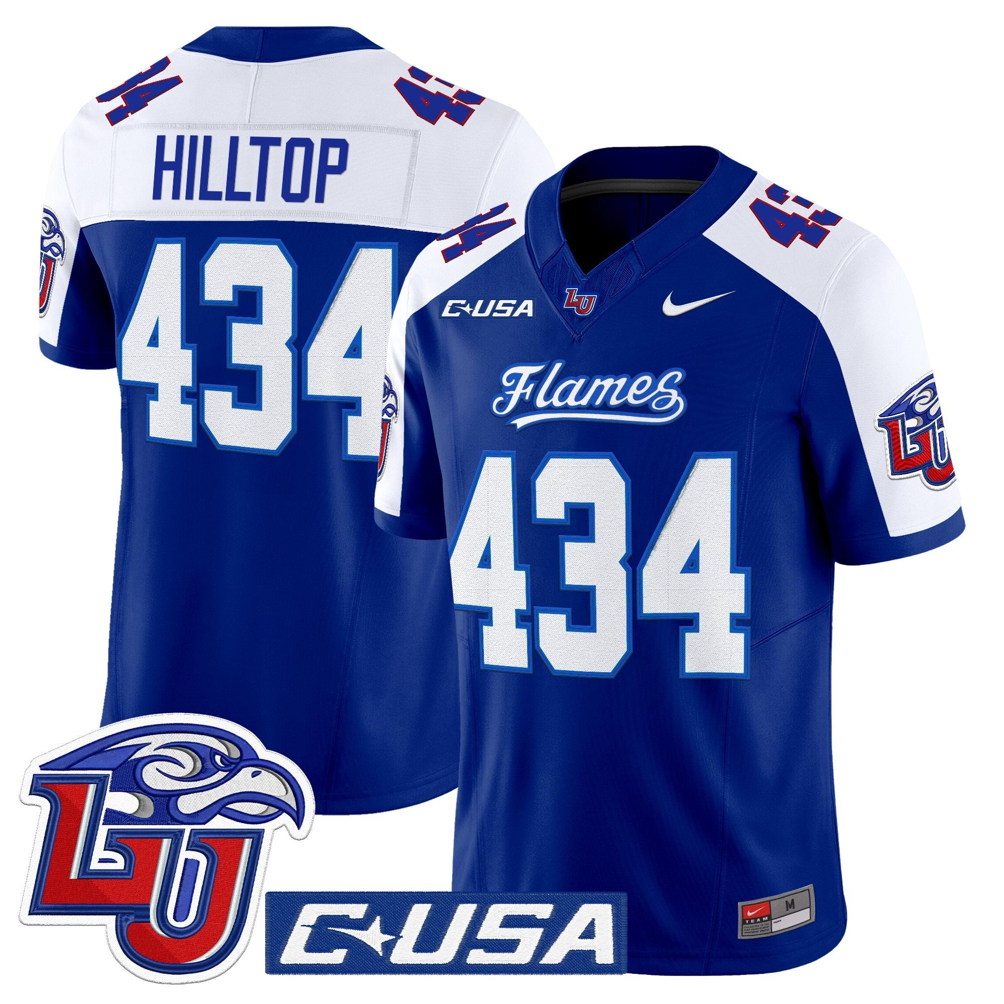 Liberty Flames 2025 Vapor Limited Jersey - All Stitched