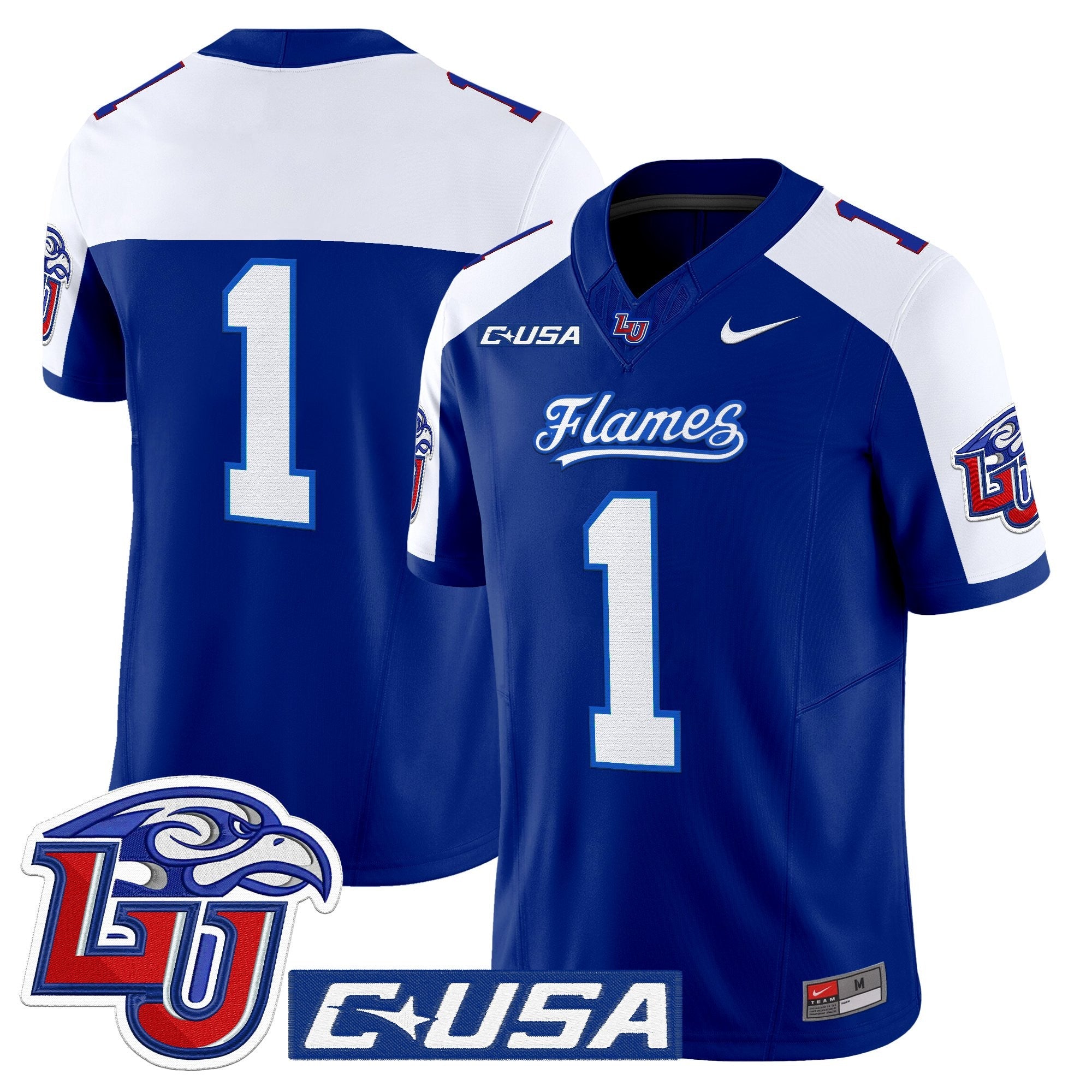 Liberty Flames 2025 Vapor Limited Jersey - All Stitched
