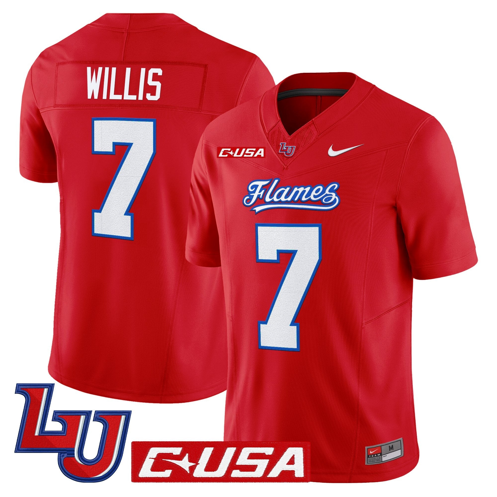 Liberty Flames 2025 Vapor Limited Jersey - All Stitched