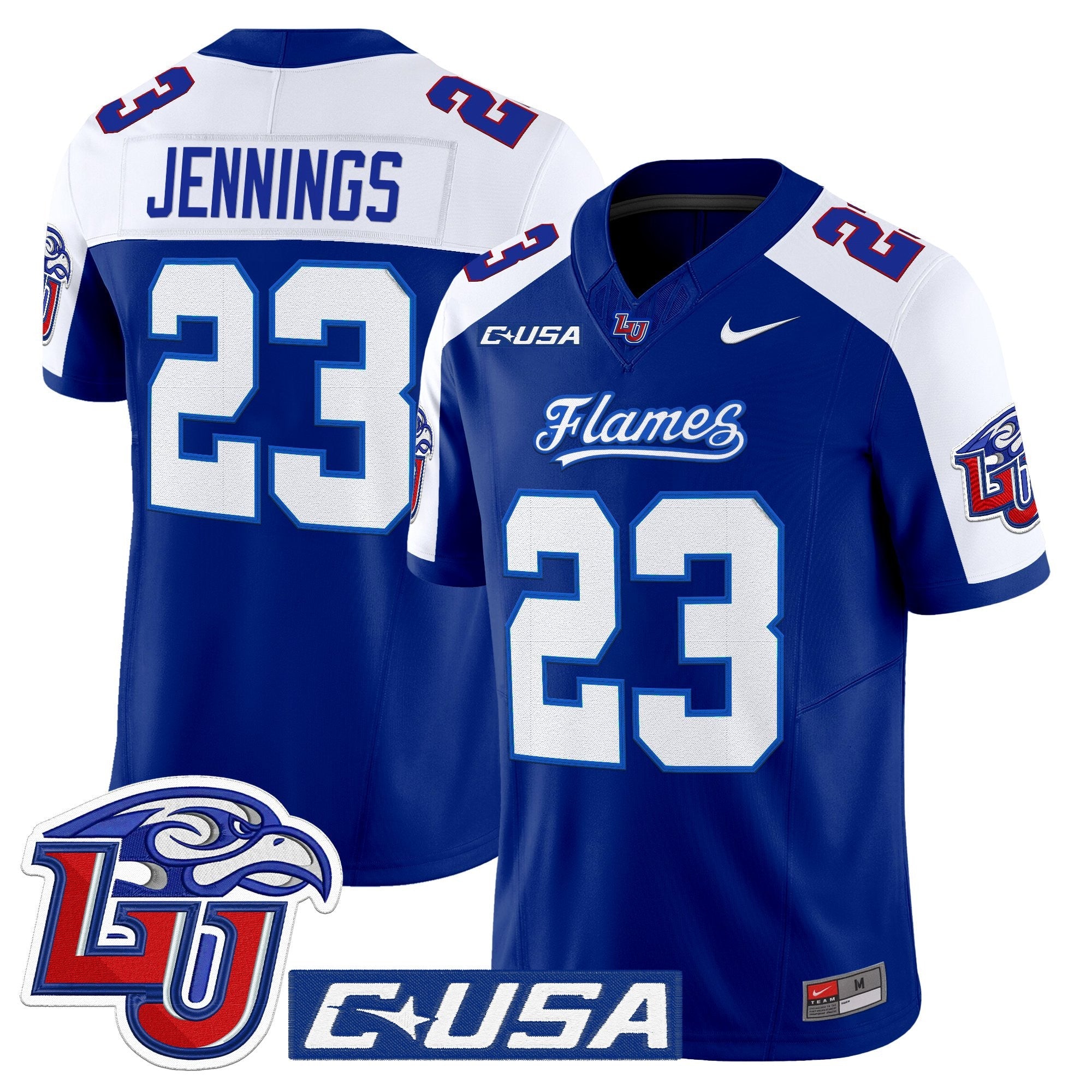 Liberty Flames 2025 Vapor Limited Jersey - All Stitched