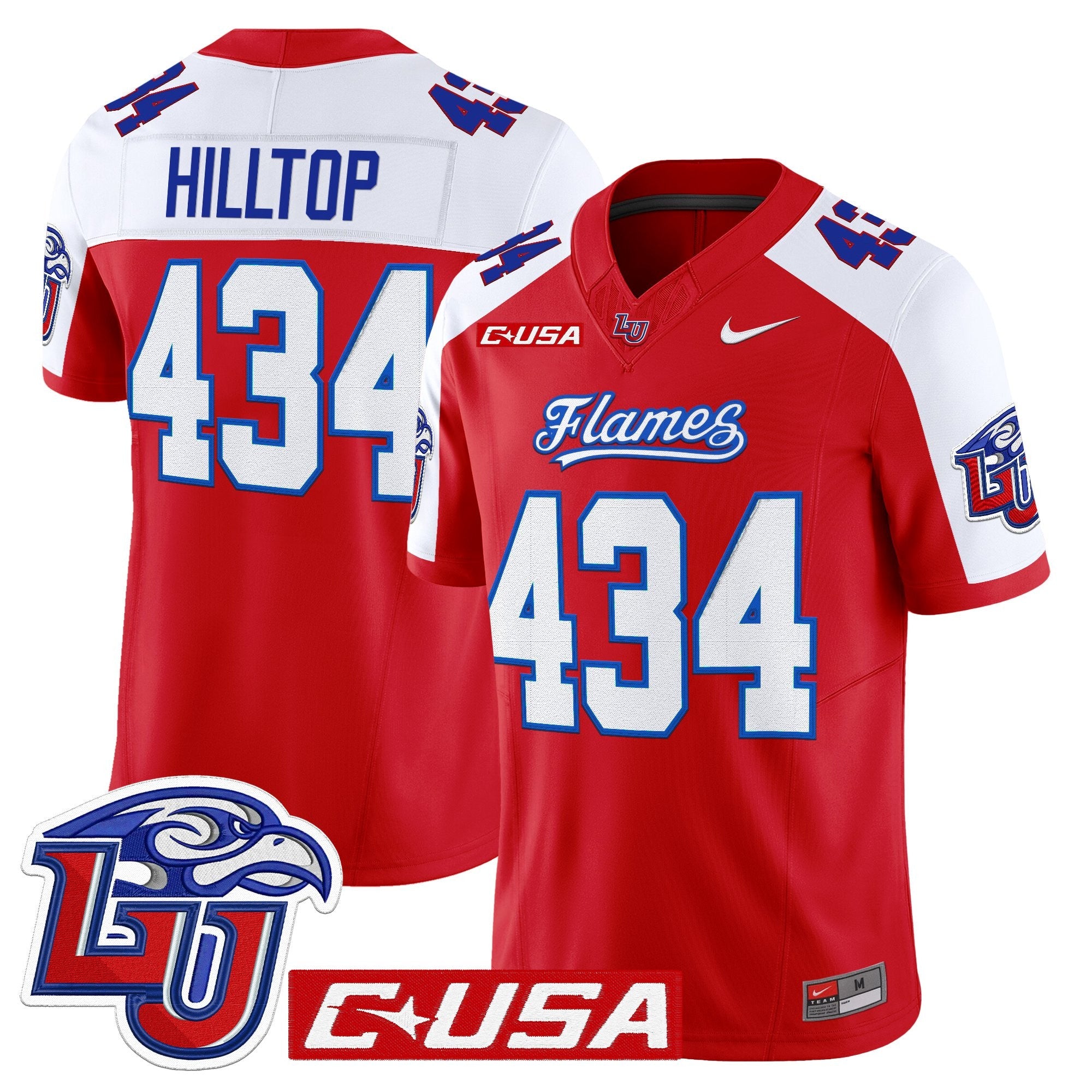 Liberty Flames 2025 Vapor Limited Jersey - All Stitched