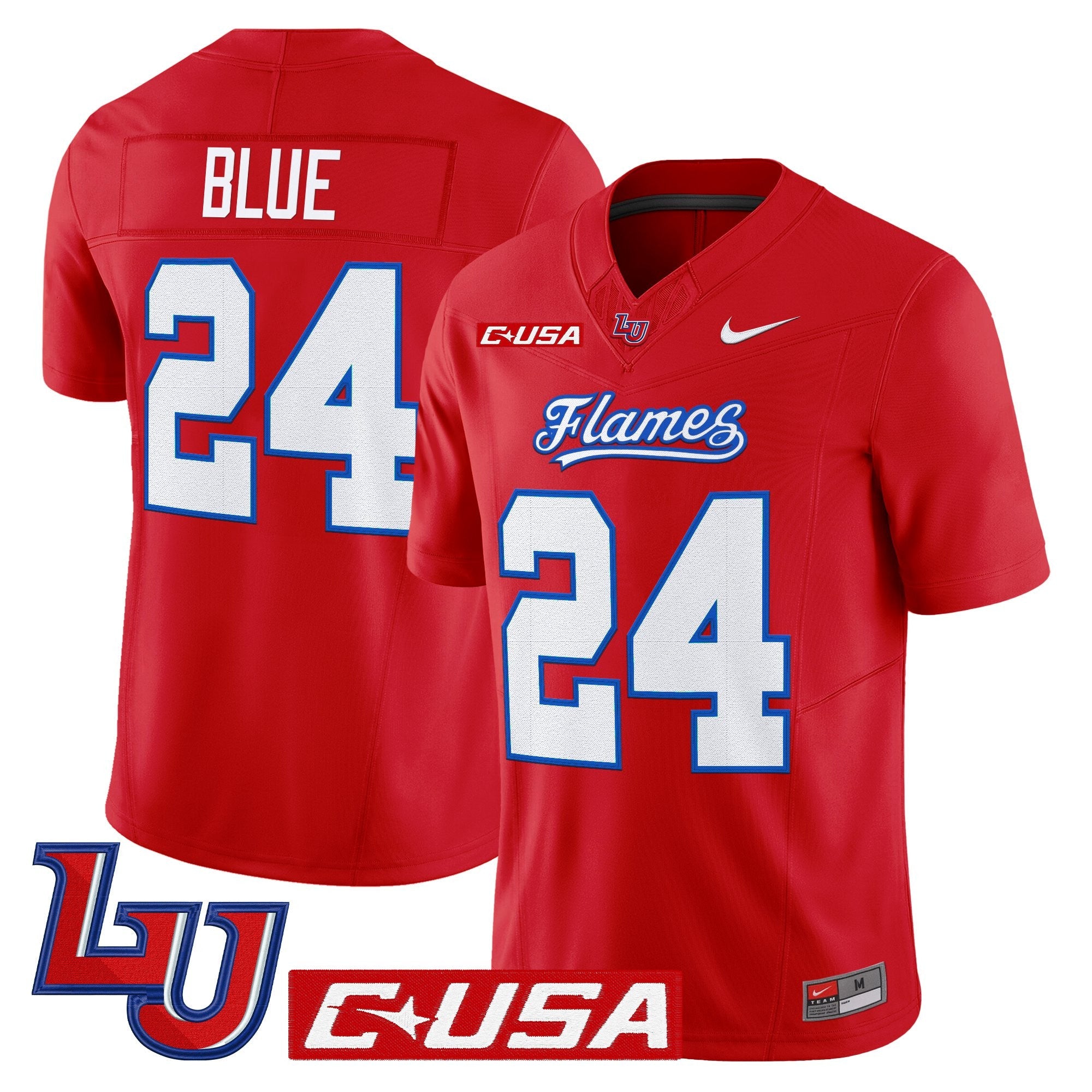 Liberty Flames 2025 Vapor Limited Jersey - All Stitched
