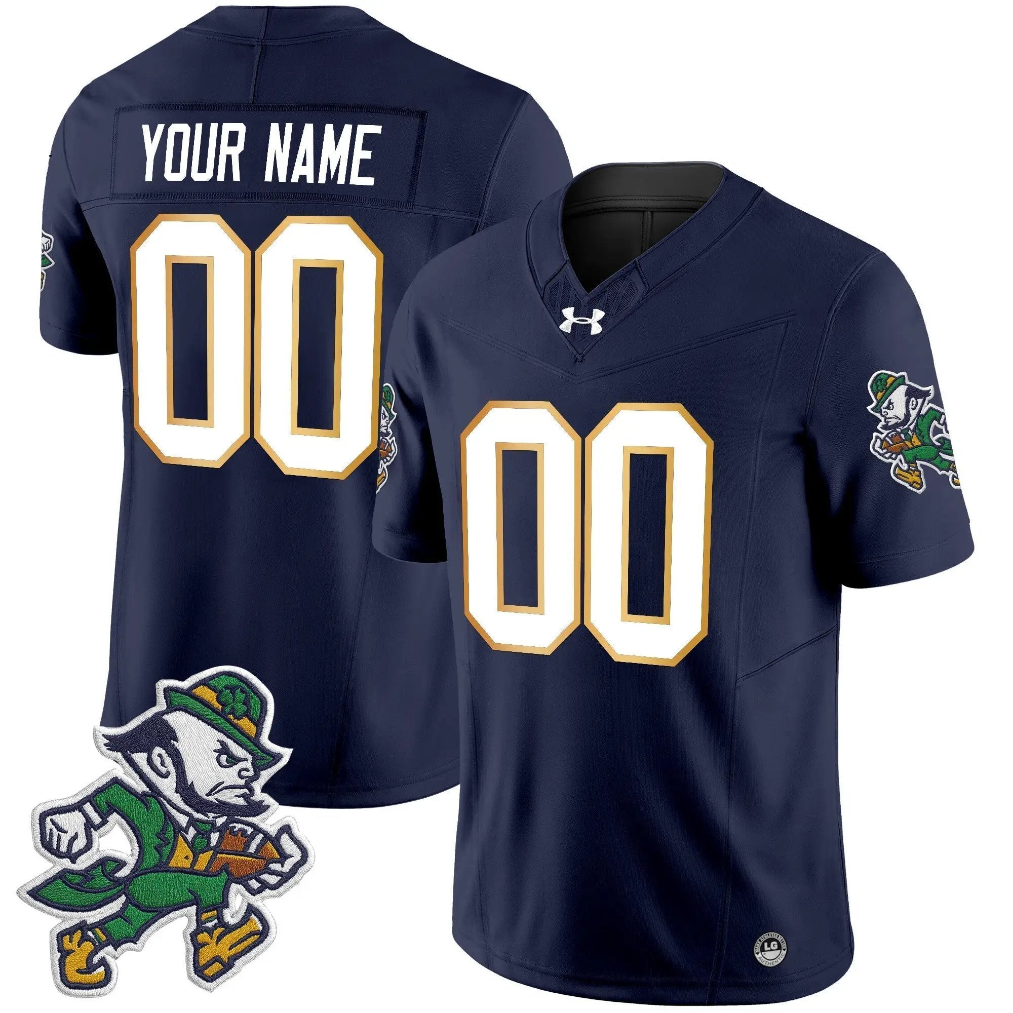 Nike Notre Dame Fighting Football 2025 'Gridiron Leprechaun Edition' Vapor Limited Custom Jersey