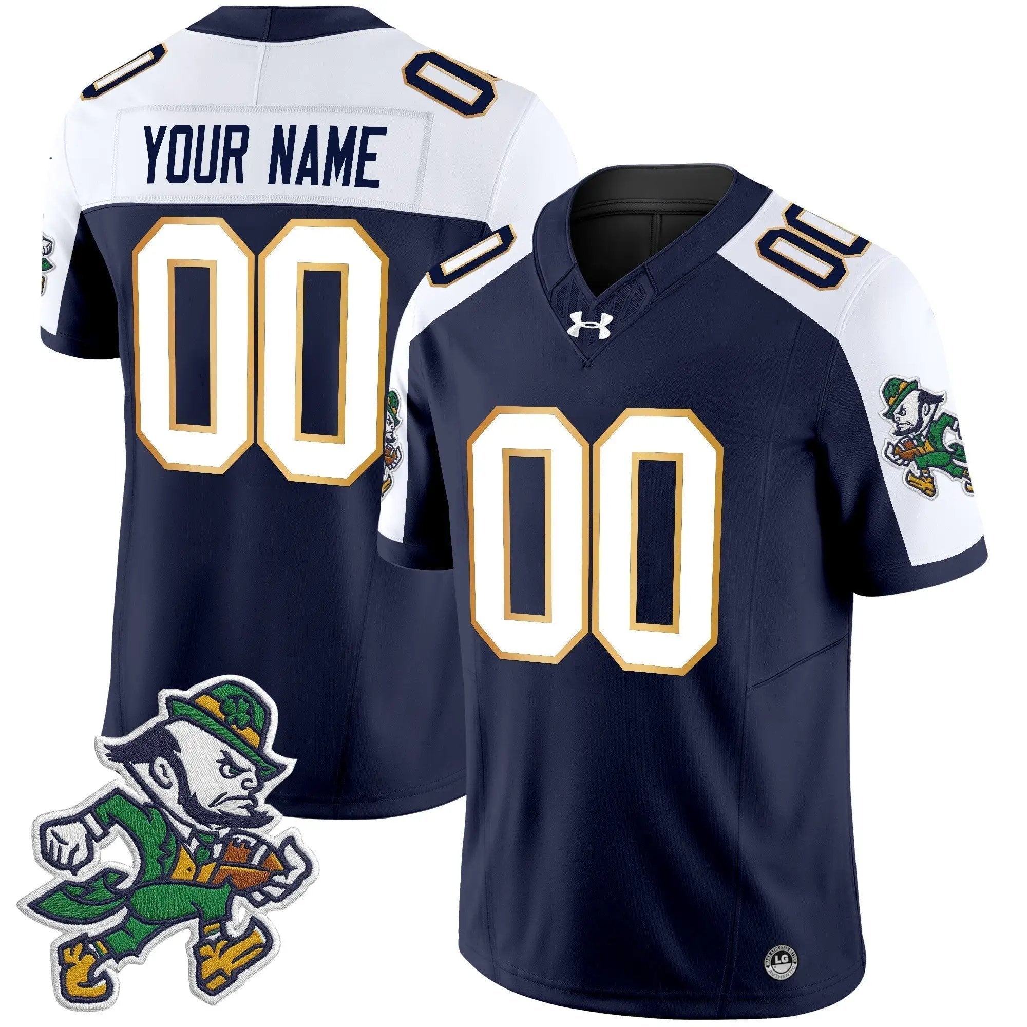 Nike Notre Dame Fighting Football 2025 'Gridiron Leprechaun Edition' Vapor Limited Custom Jersey