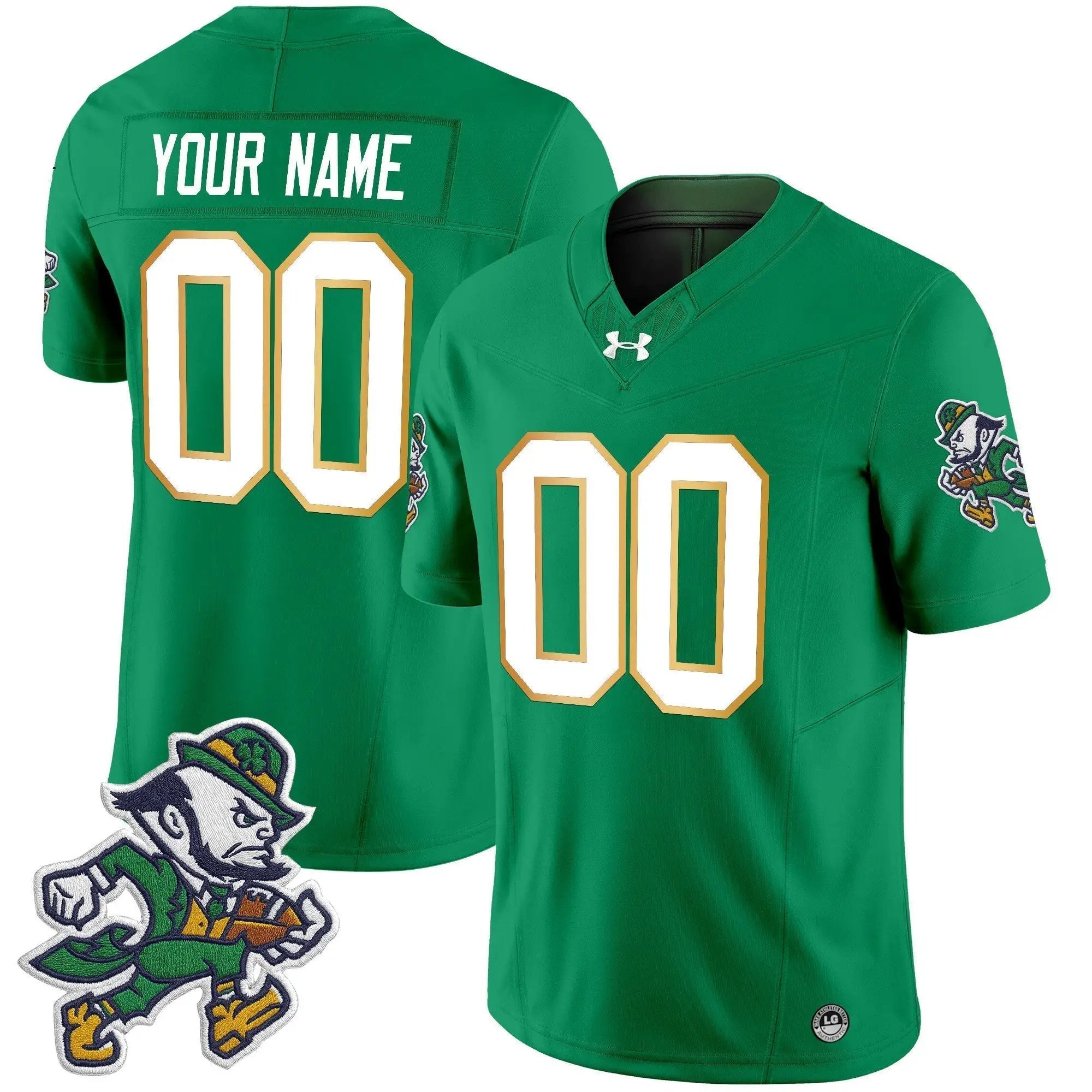 Nike Notre Dame Fighting Football 2025 'Gridiron Leprechaun Edition' Vapor Limited Custom Jersey