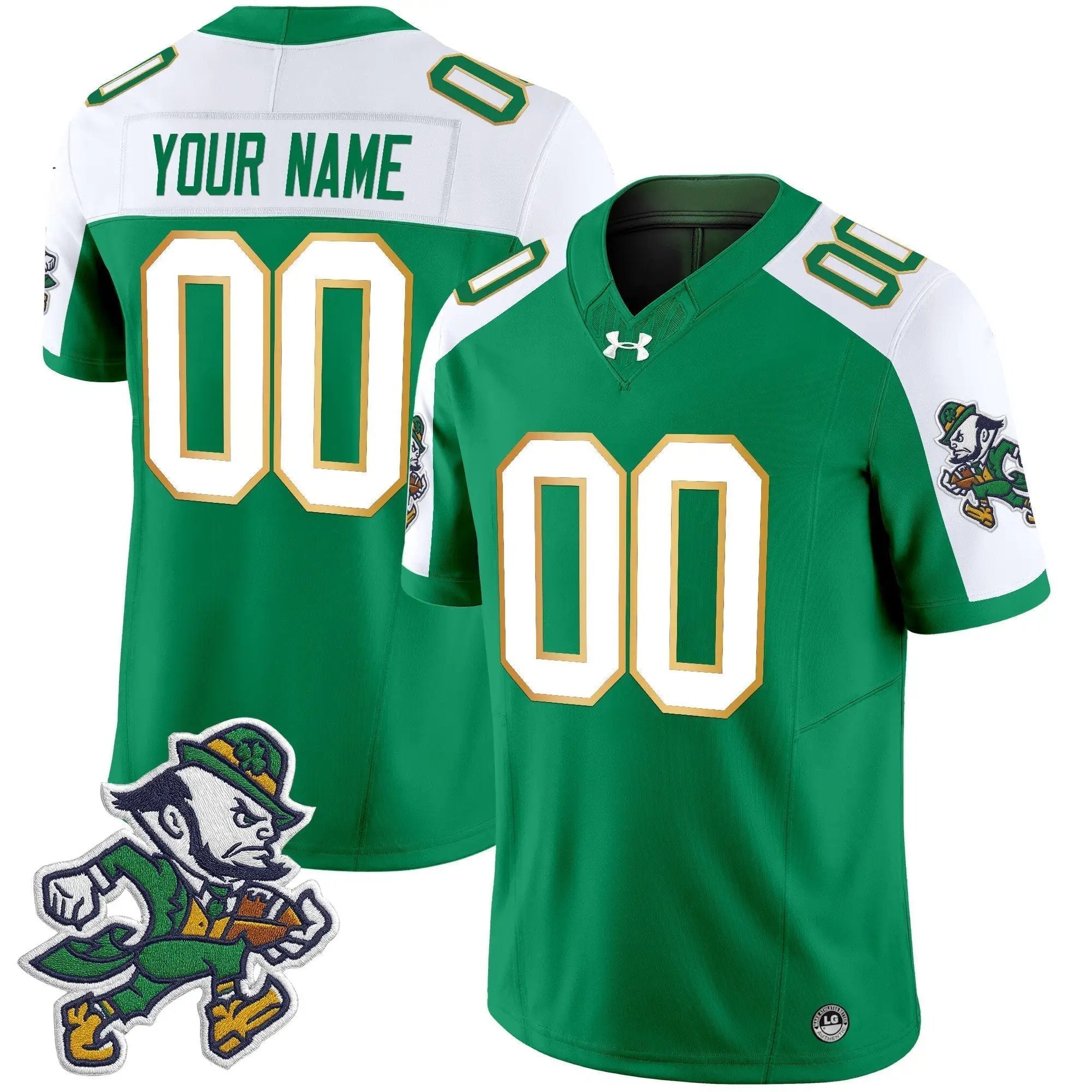 Nike Notre Dame Fighting Football 2025 'Gridiron Leprechaun Edition' Vapor Limited Custom Jersey