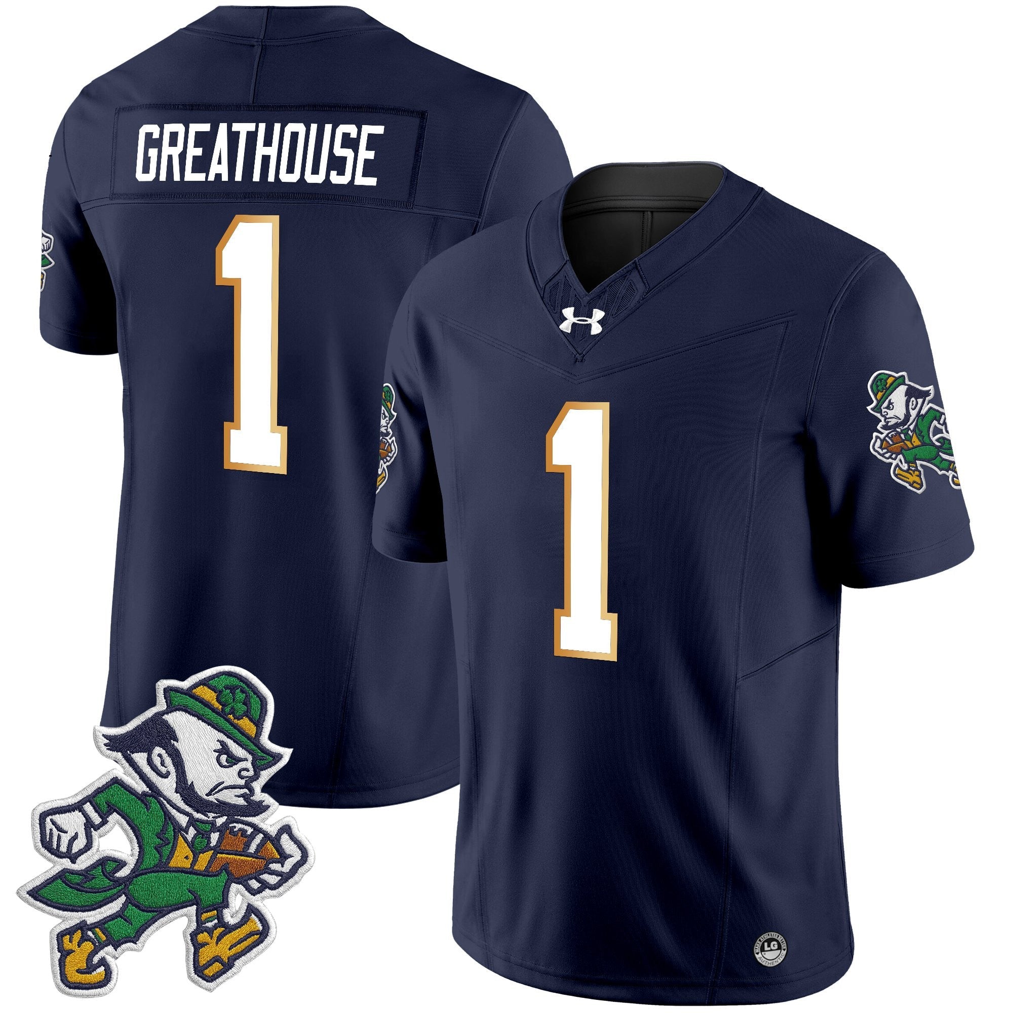 Notre Dame Fighting Irish 2025 'Gridiron Leprechaun Edition' Vapor Limited Jersey – All Stitched