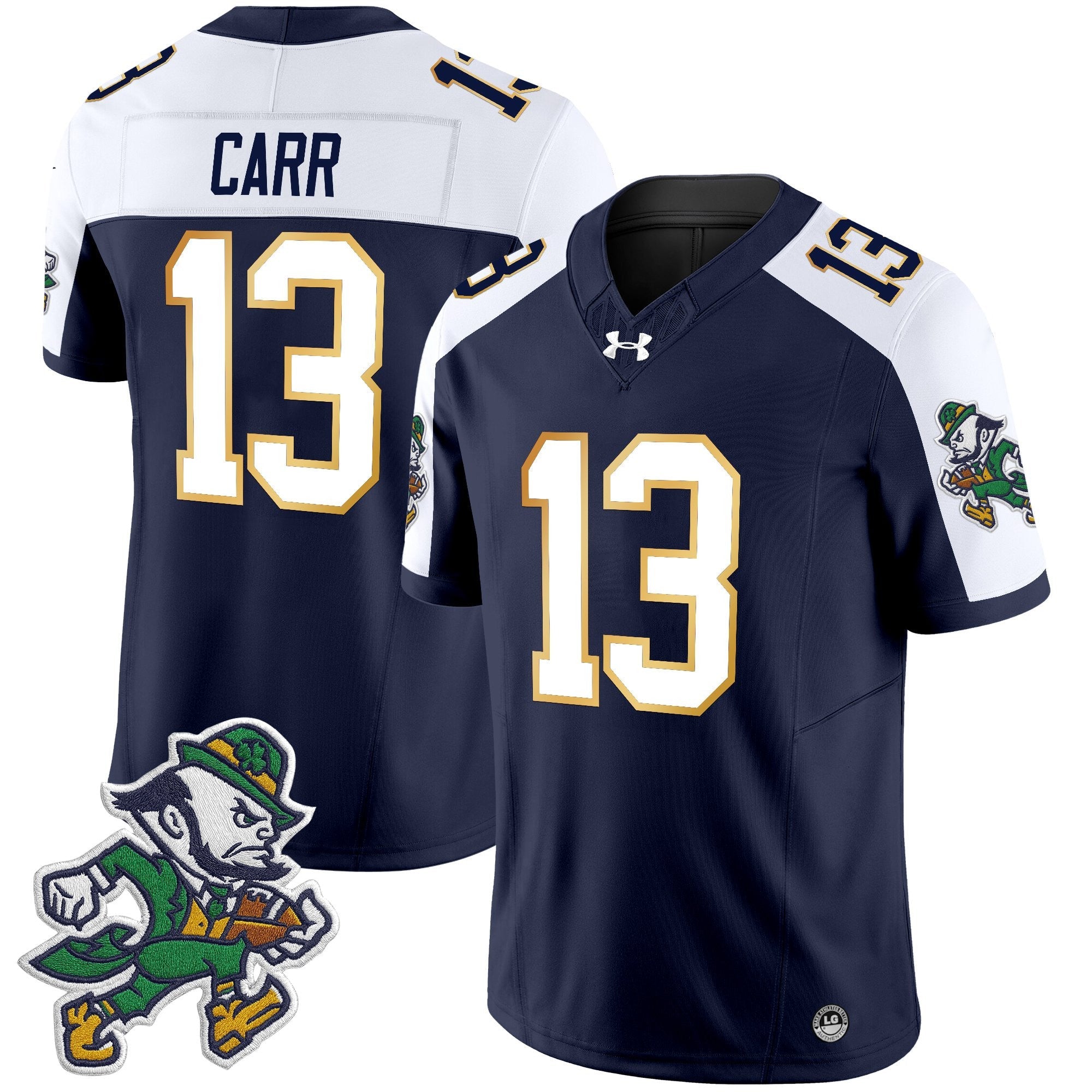 Notre Dame Fighting Irish 2025 'Gridiron Leprechaun Edition' Vapor Limited Jersey – All Stitched