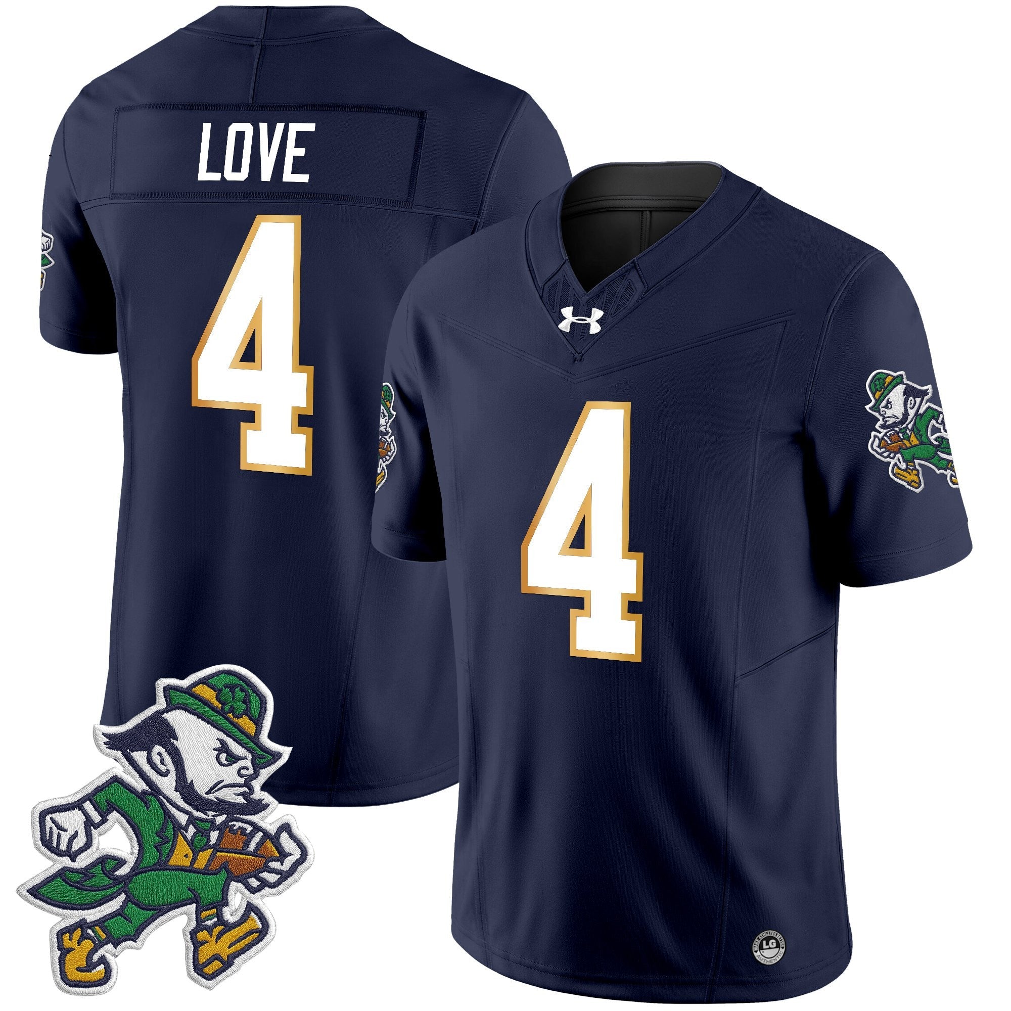 Notre Dame Fighting Irish 2025 'Gridiron Leprechaun Edition' Vapor Limited Jersey – All Stitched