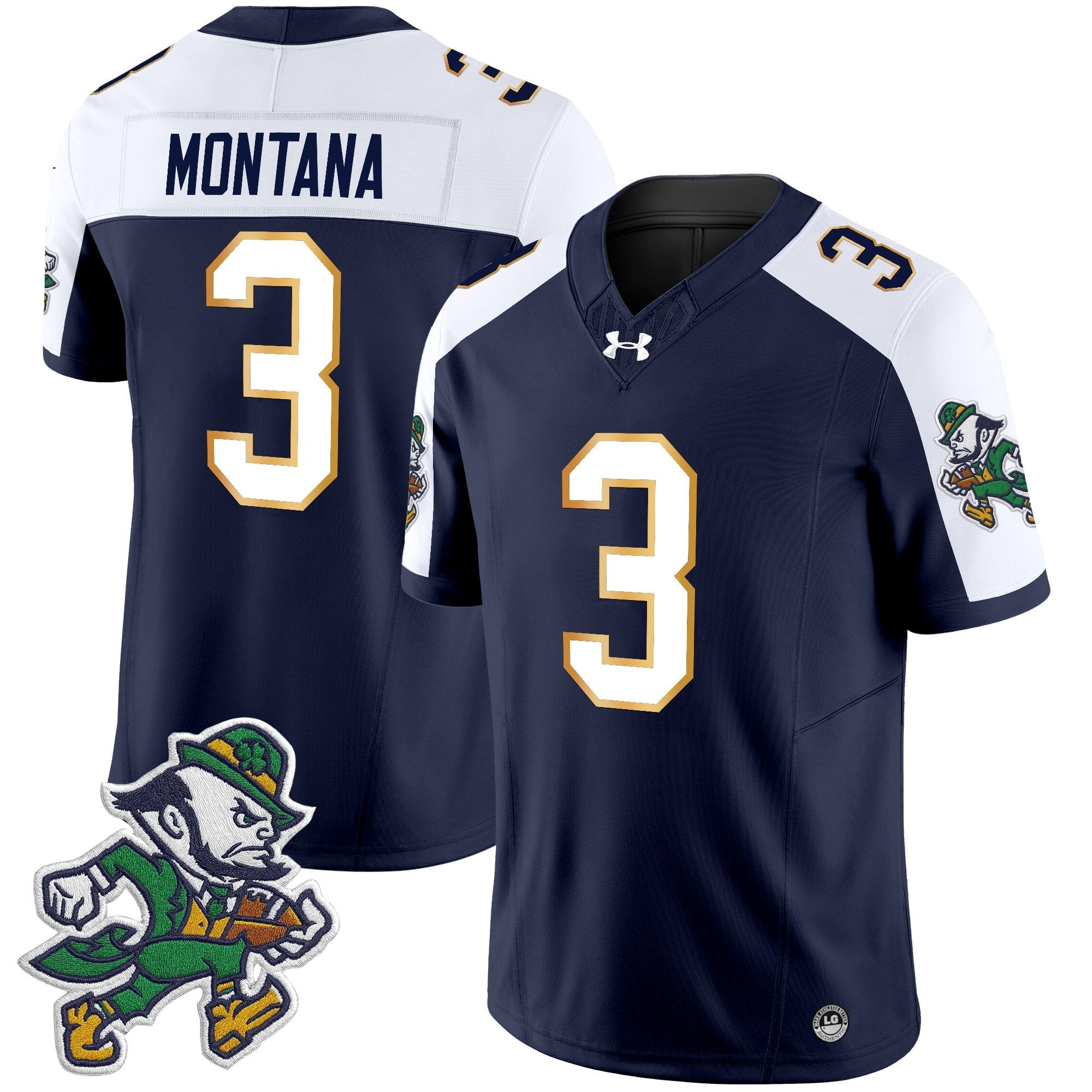 Notre Dame Fighting Irish 2025 'Gridiron Leprechaun Edition' Vapor Limited Jersey – All Stitched
