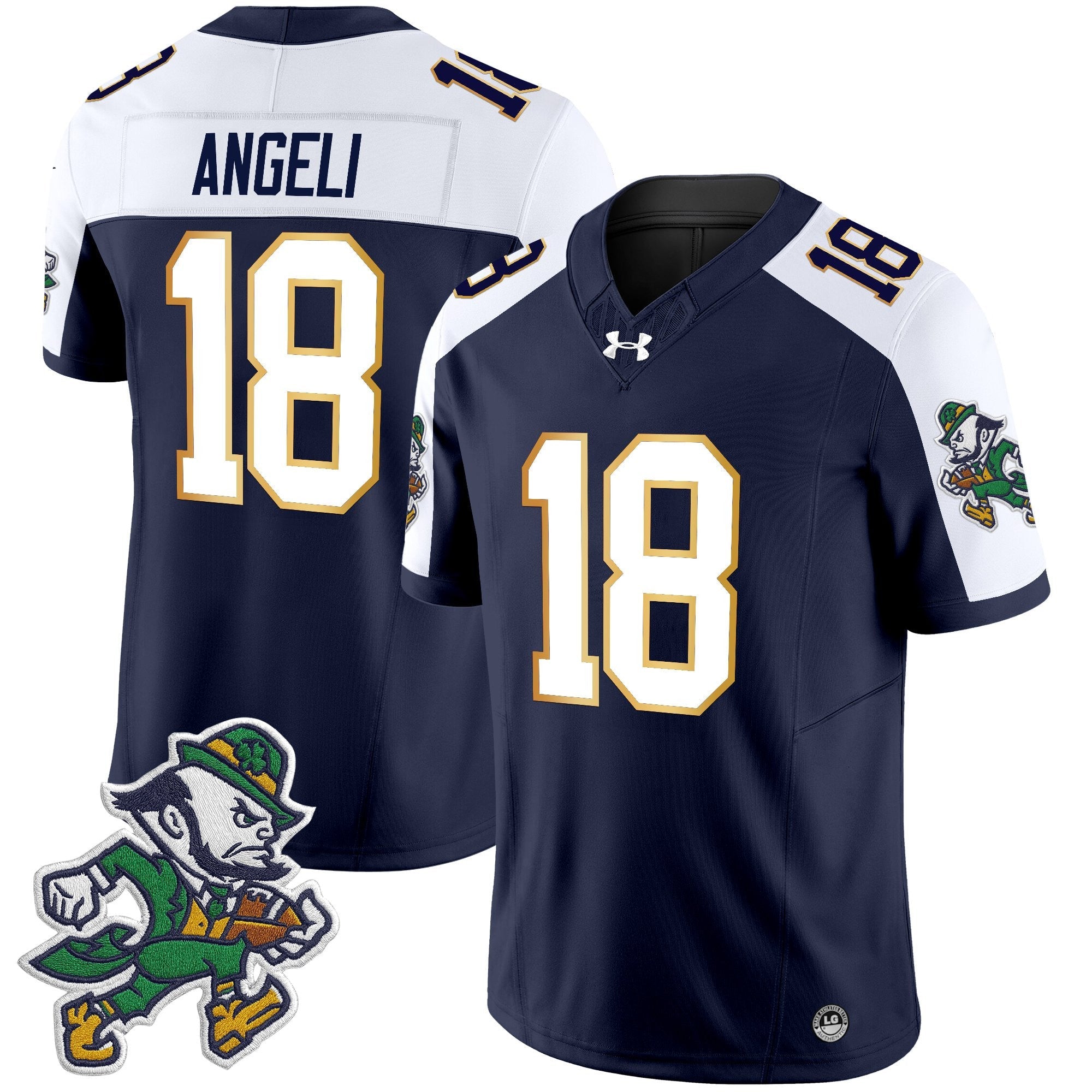 Notre Dame Fighting Irish 2025 'Gridiron Leprechaun Edition' Vapor Limited Jersey – All Stitched
