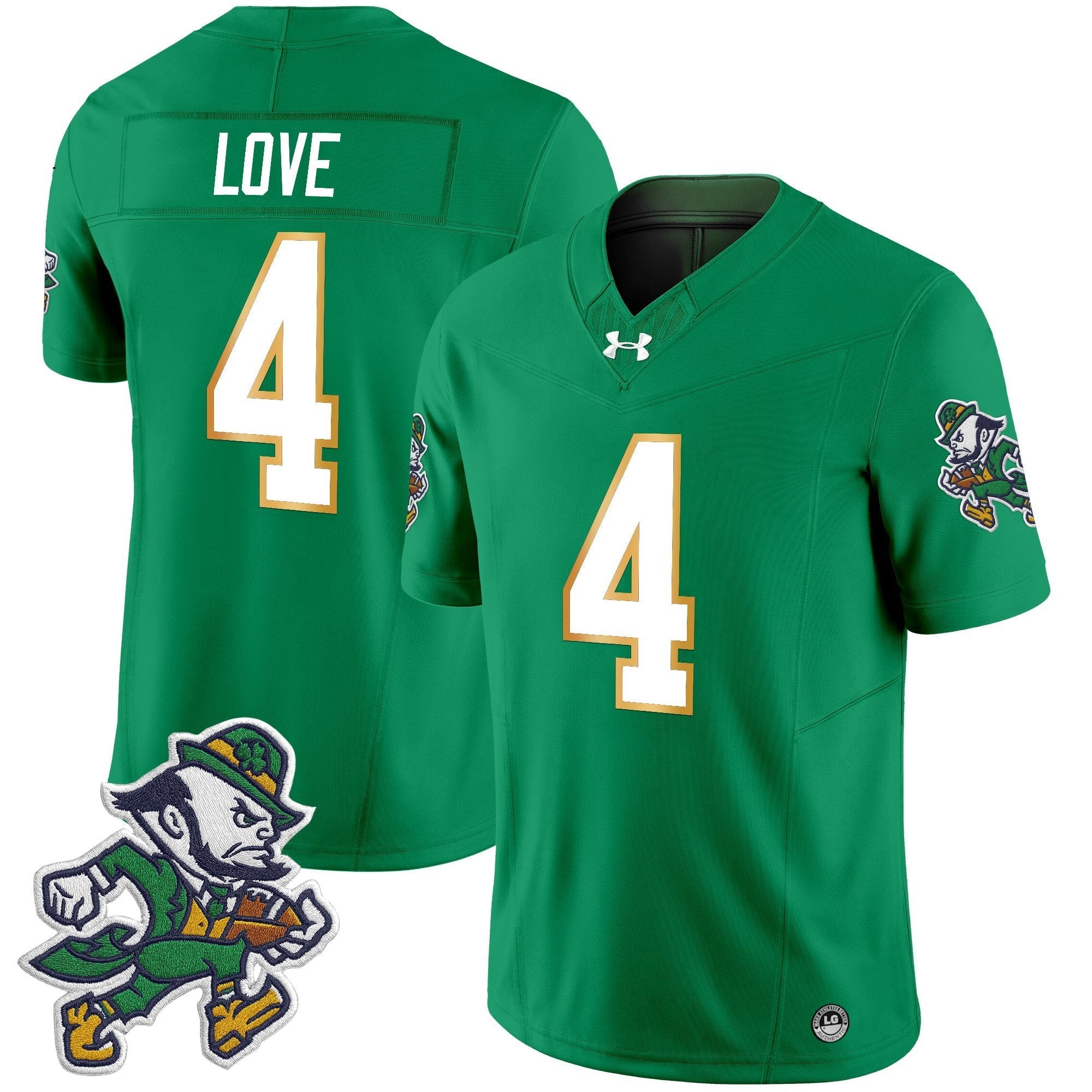 Notre Dame Fighting Irish 2025 'Gridiron Leprechaun Edition' Vapor Limited Jersey – All Stitched