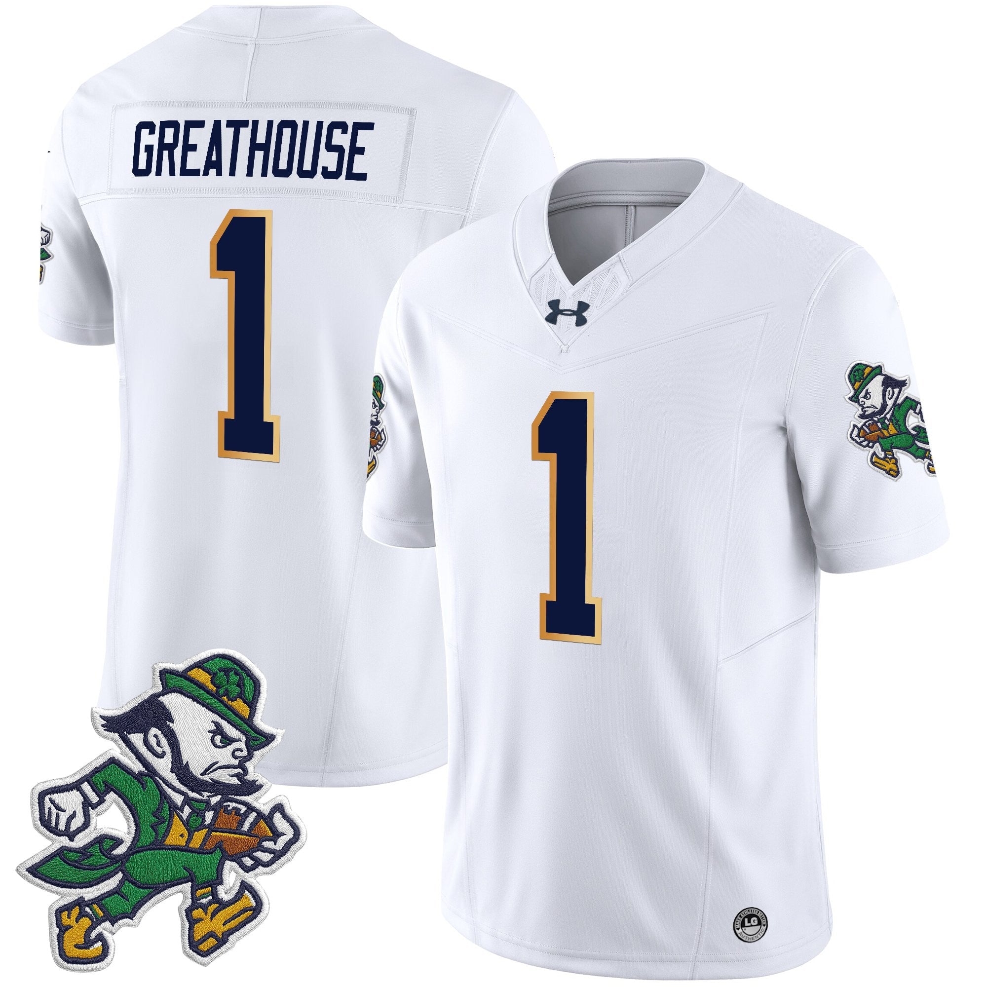 Notre Dame Fighting Irish 2025 'Gridiron Leprechaun Edition' Vapor Limited Jersey – All Stitched