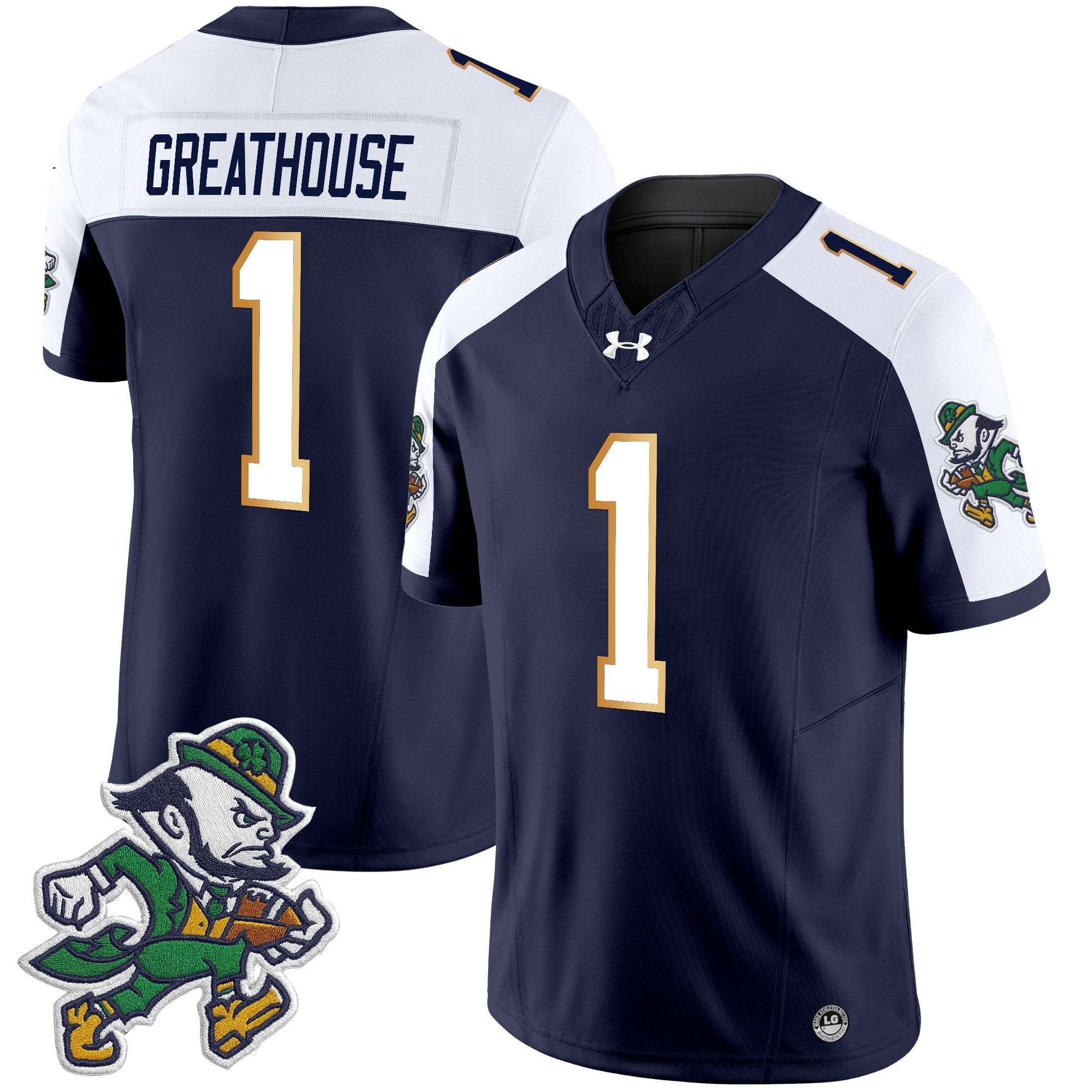 Notre Dame Fighting Irish 2025 'Gridiron Leprechaun Edition' Vapor Limited Jersey – All Stitched