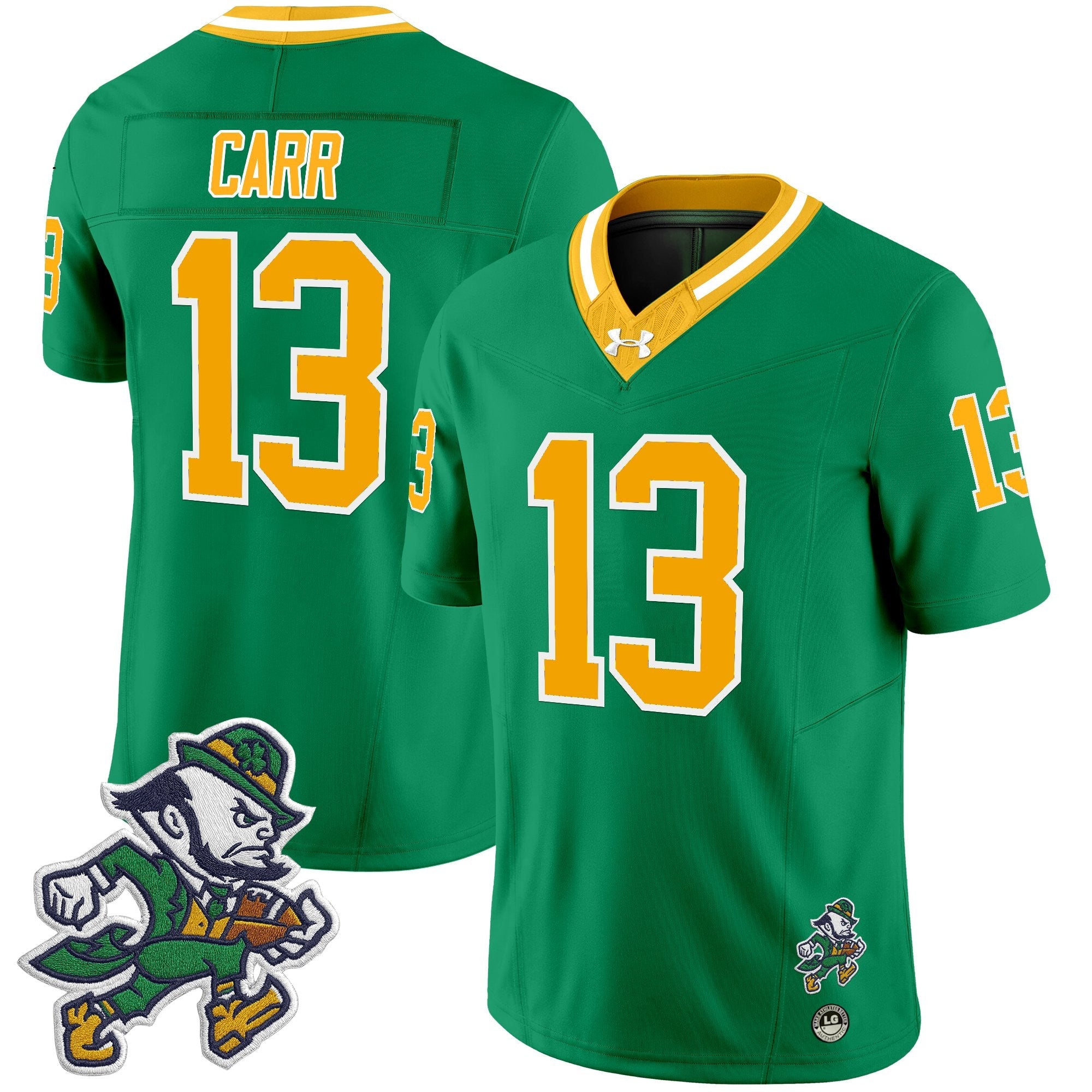 Notre Dame Fighting Irish 2025 'Gridiron Leprechaun Edition' Vapor Limited Jersey – All Stitched