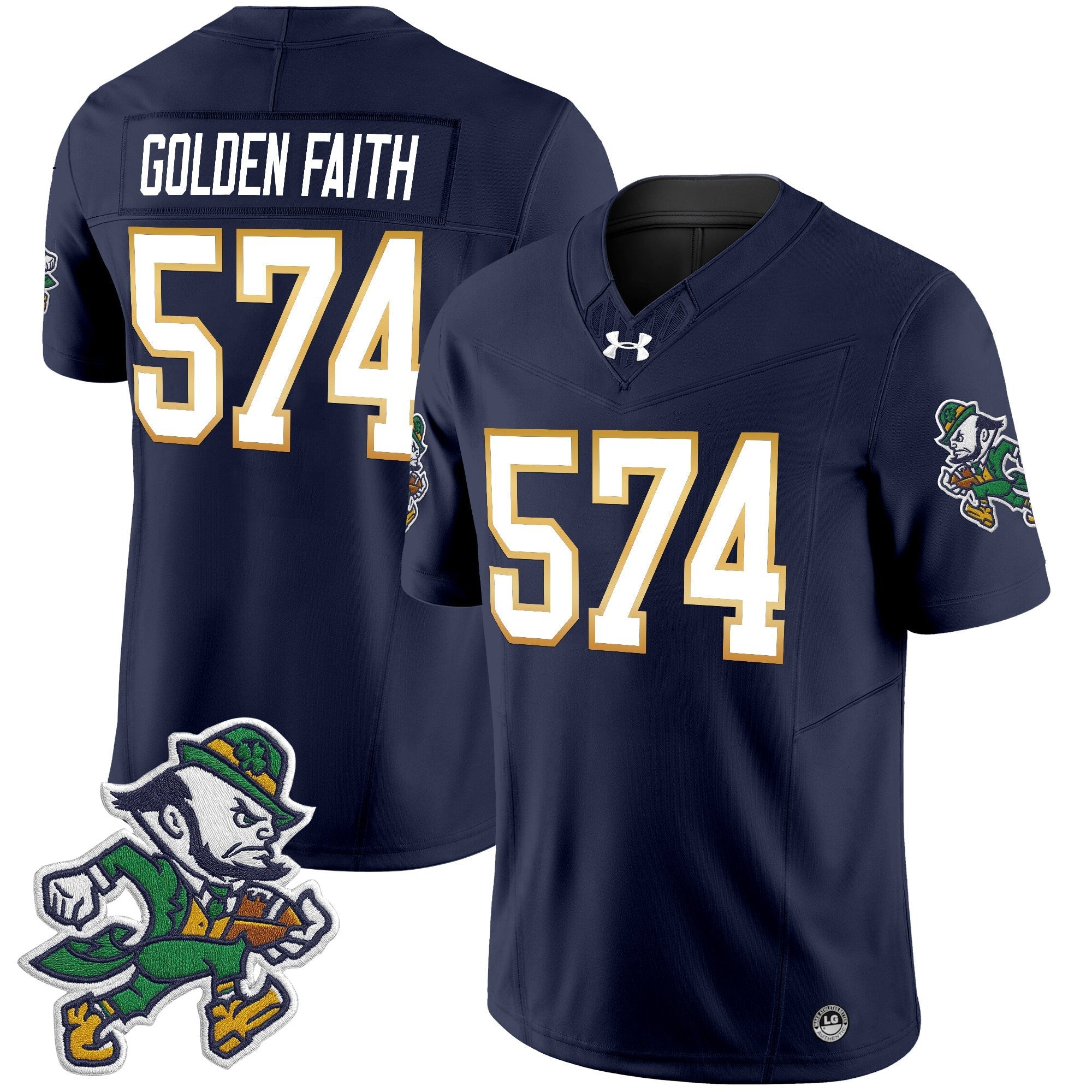 Notre Dame Fighting Irish 2025 'Gridiron Leprechaun Edition' Vapor Limited Jersey – All Stitched