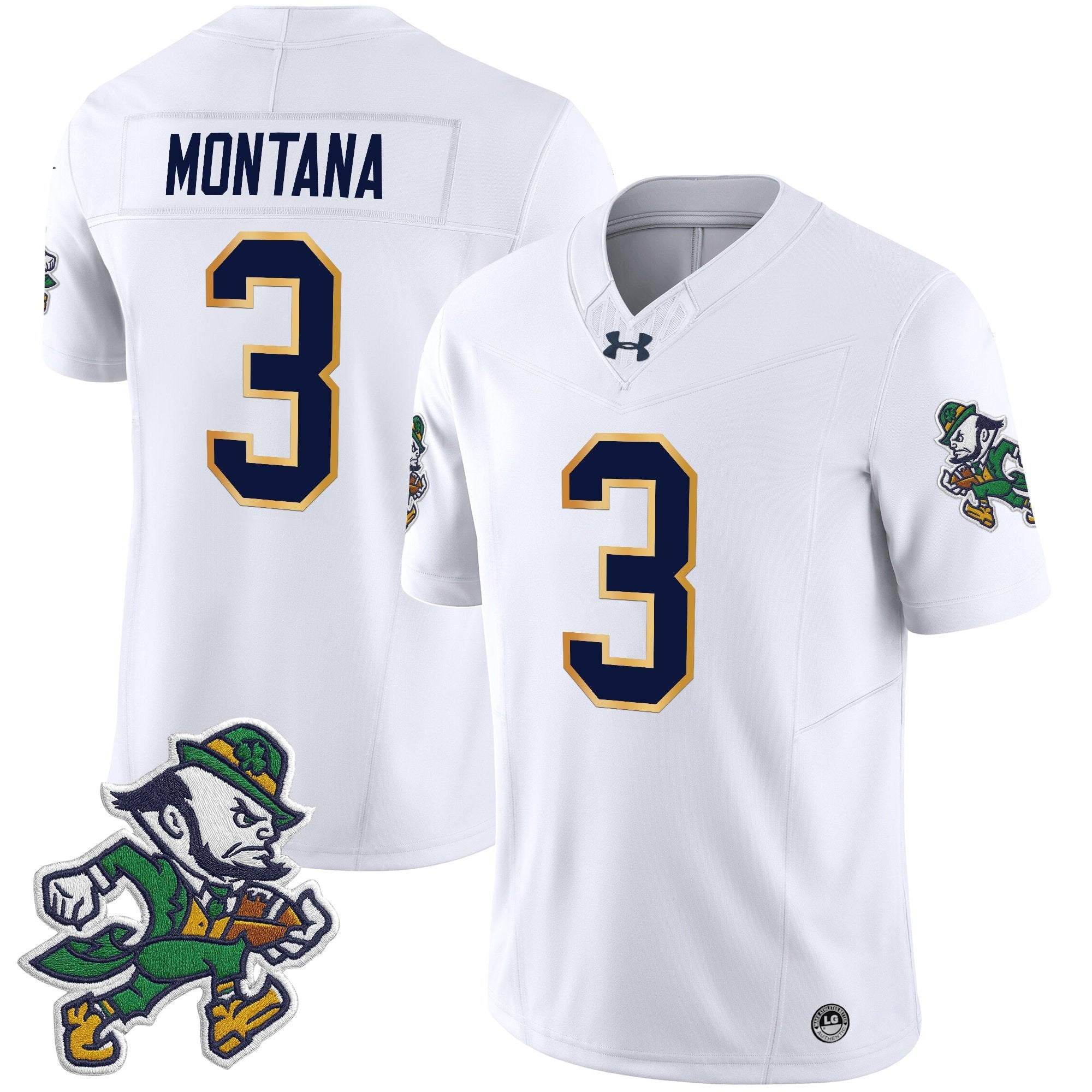 Notre Dame Fighting Irish 2025 'Gridiron Leprechaun Edition' Vapor Limited Jersey – All Stitched