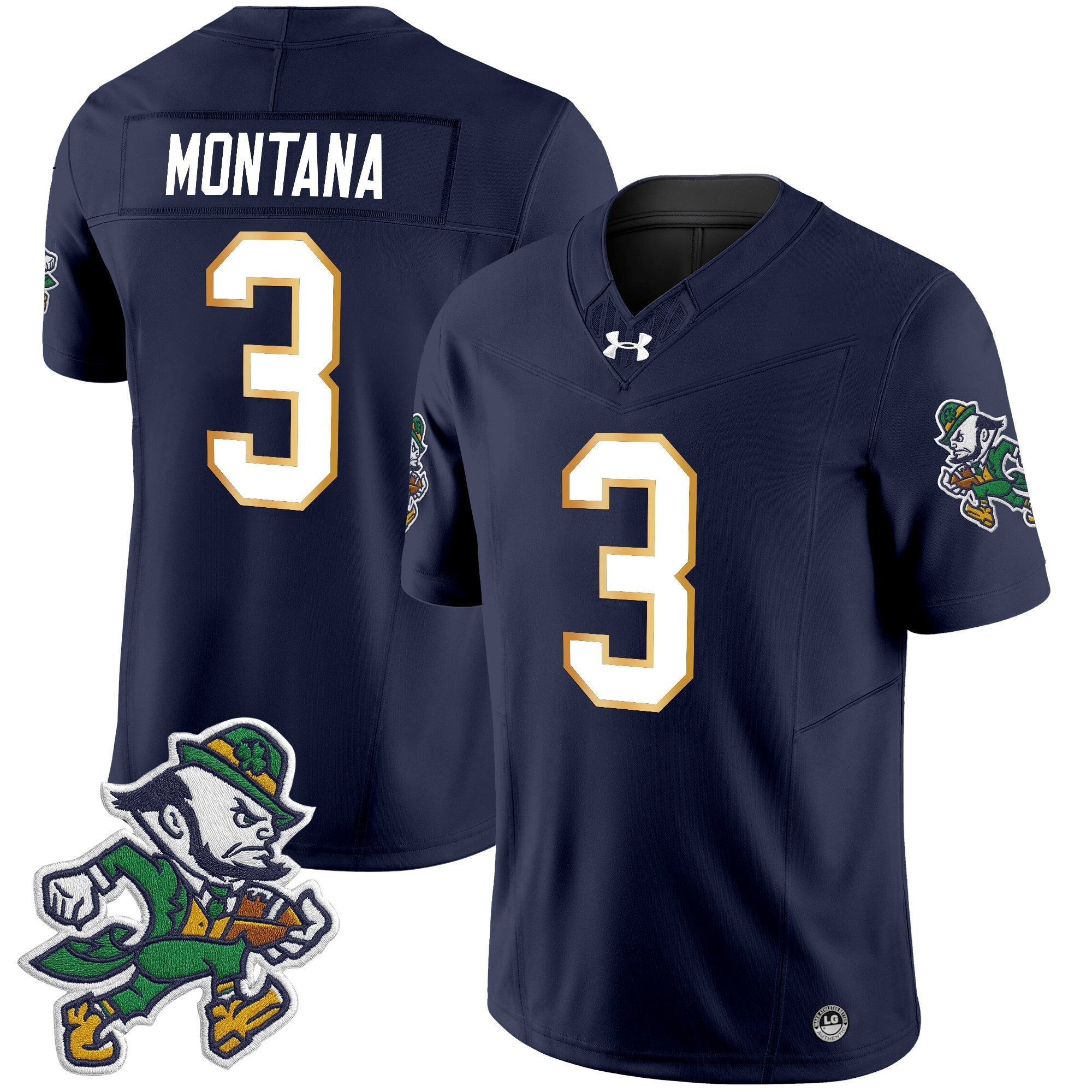 Notre Dame Fighting Irish 2025 'Gridiron Leprechaun Edition' Vapor Limited Jersey – All Stitched