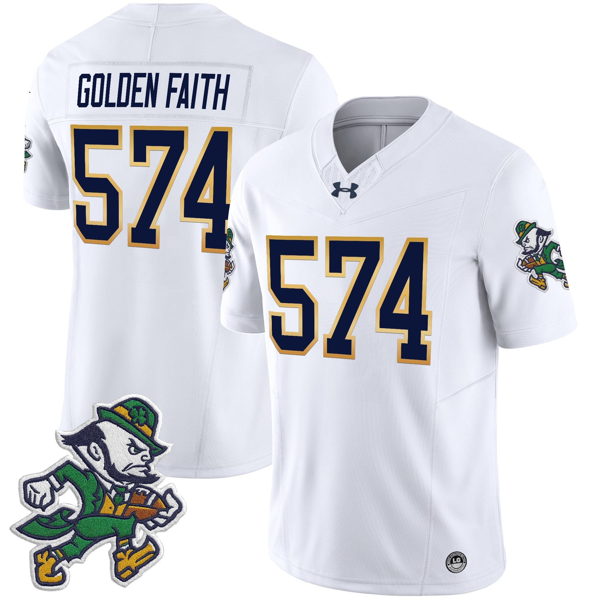 Notre Dame Fighting Irish 2025 'Gridiron Leprechaun Edition' Vapor Limited Jersey – All Stitched