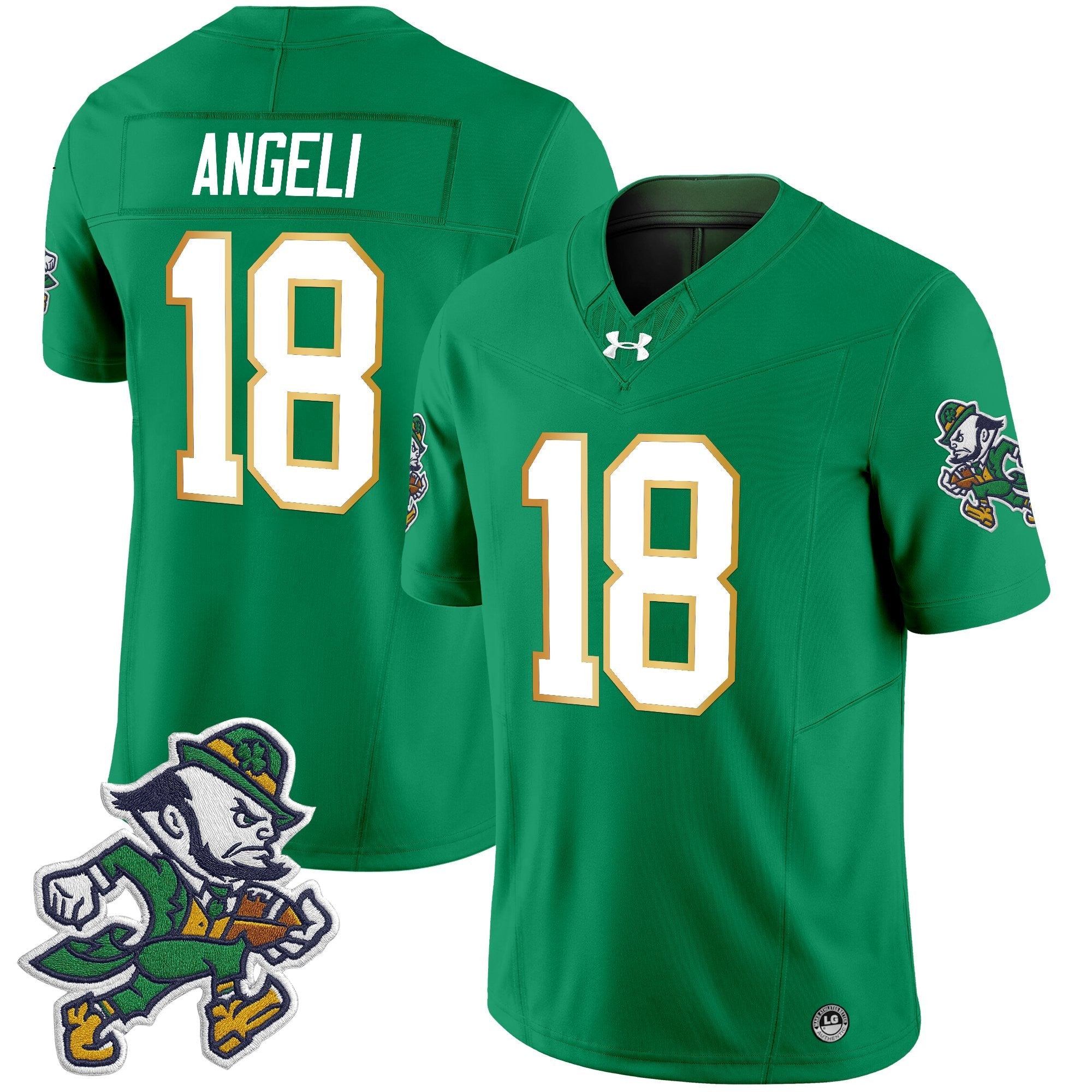 Notre Dame Fighting Irish 2025 'Gridiron Leprechaun Edition' Vapor Limited Jersey – All Stitched