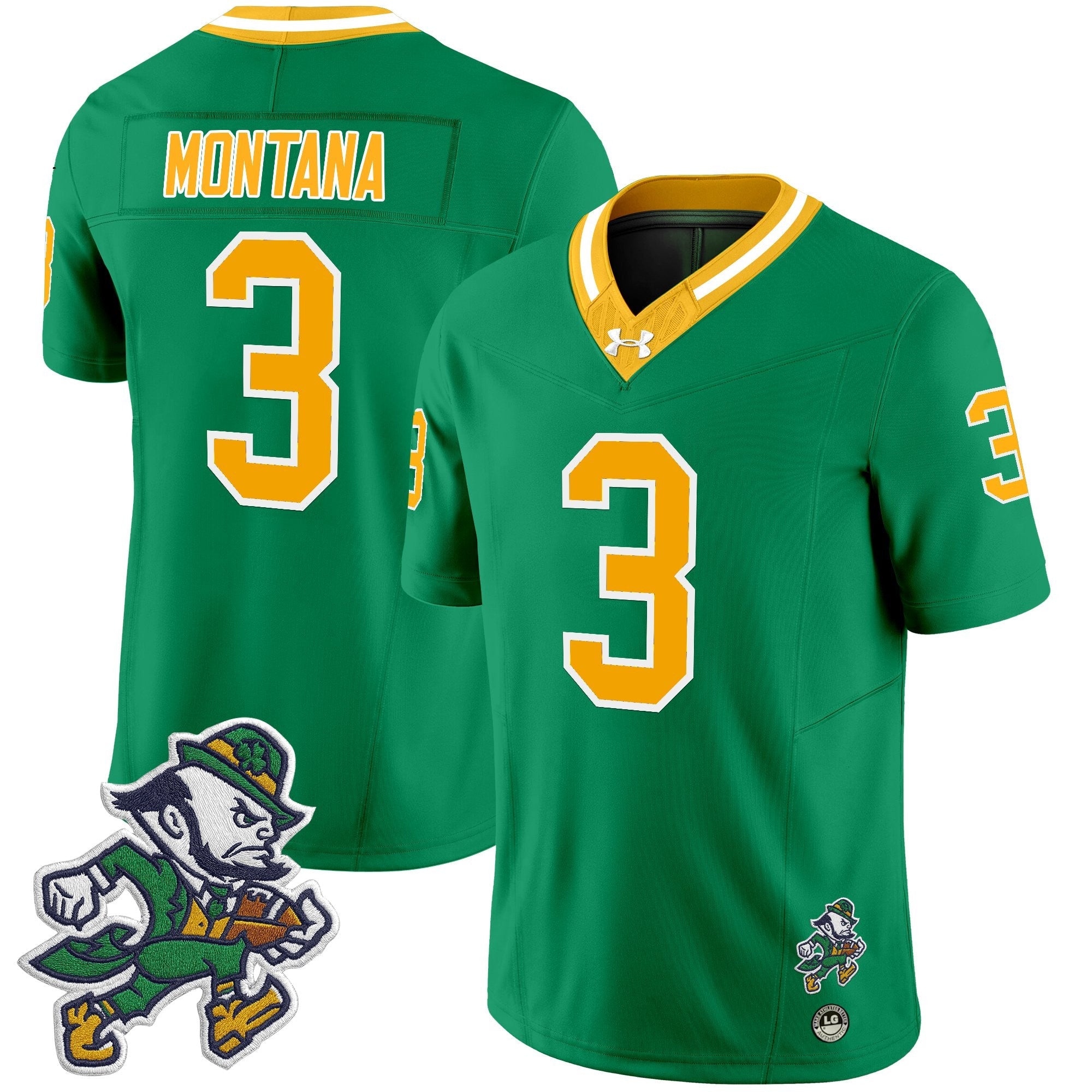 Notre Dame Fighting Irish 2025 'Gridiron Leprechaun Edition' Vapor Limited Jersey – All Stitched