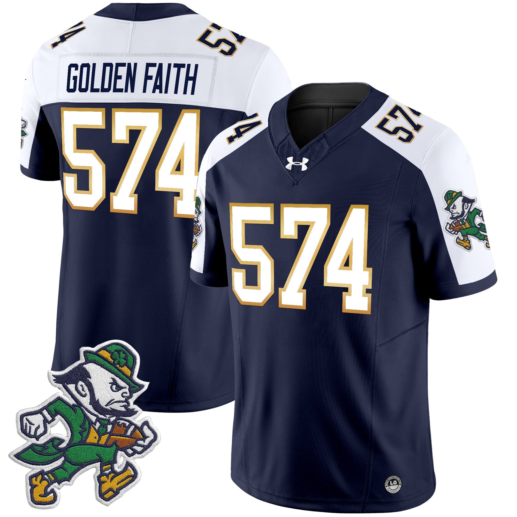 Notre Dame Fighting Irish 2025 'Gridiron Leprechaun Edition' Vapor Limited Jersey – All Stitched