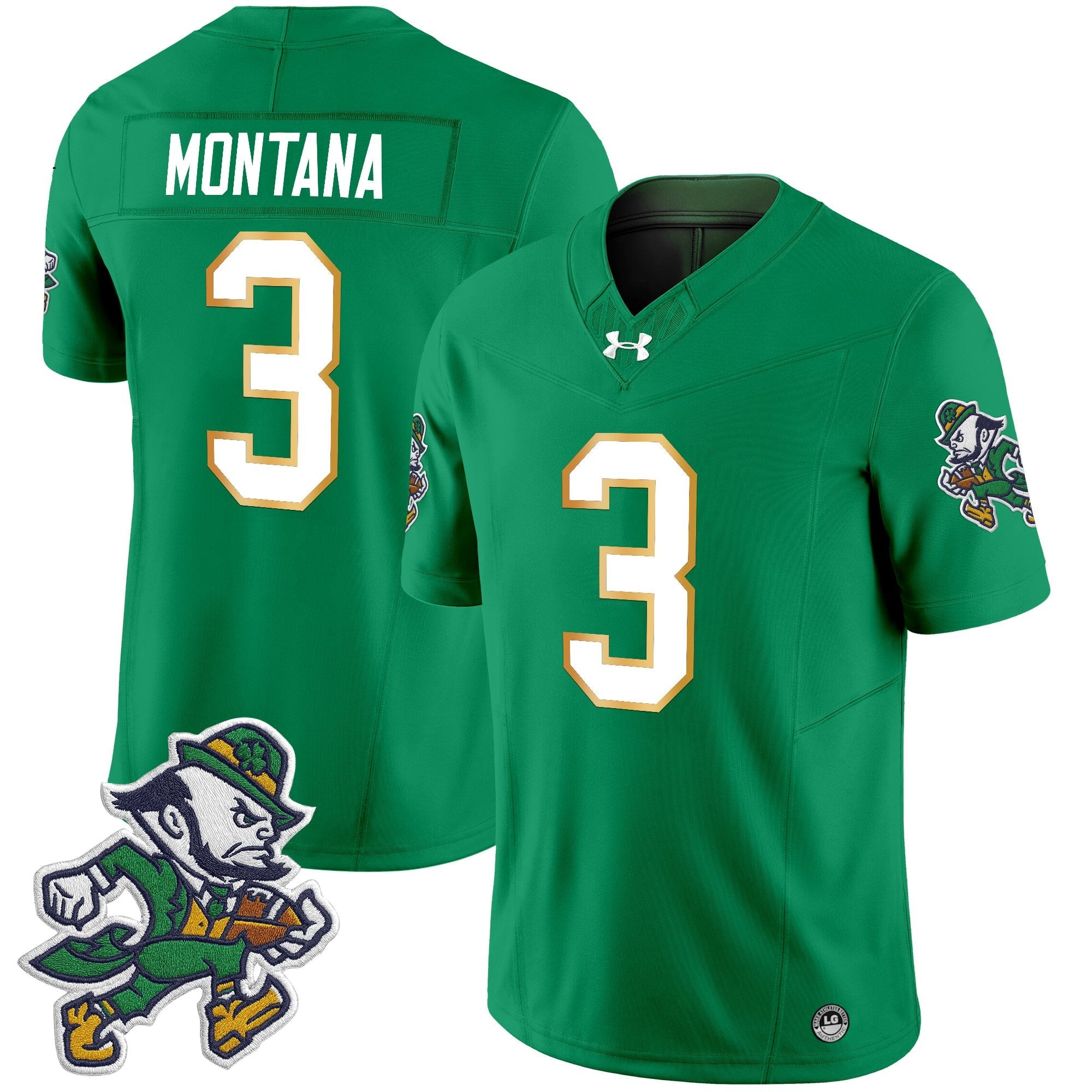 Notre Dame Fighting Irish 2025 'Gridiron Leprechaun Edition' Vapor Limited Jersey – All Stitched