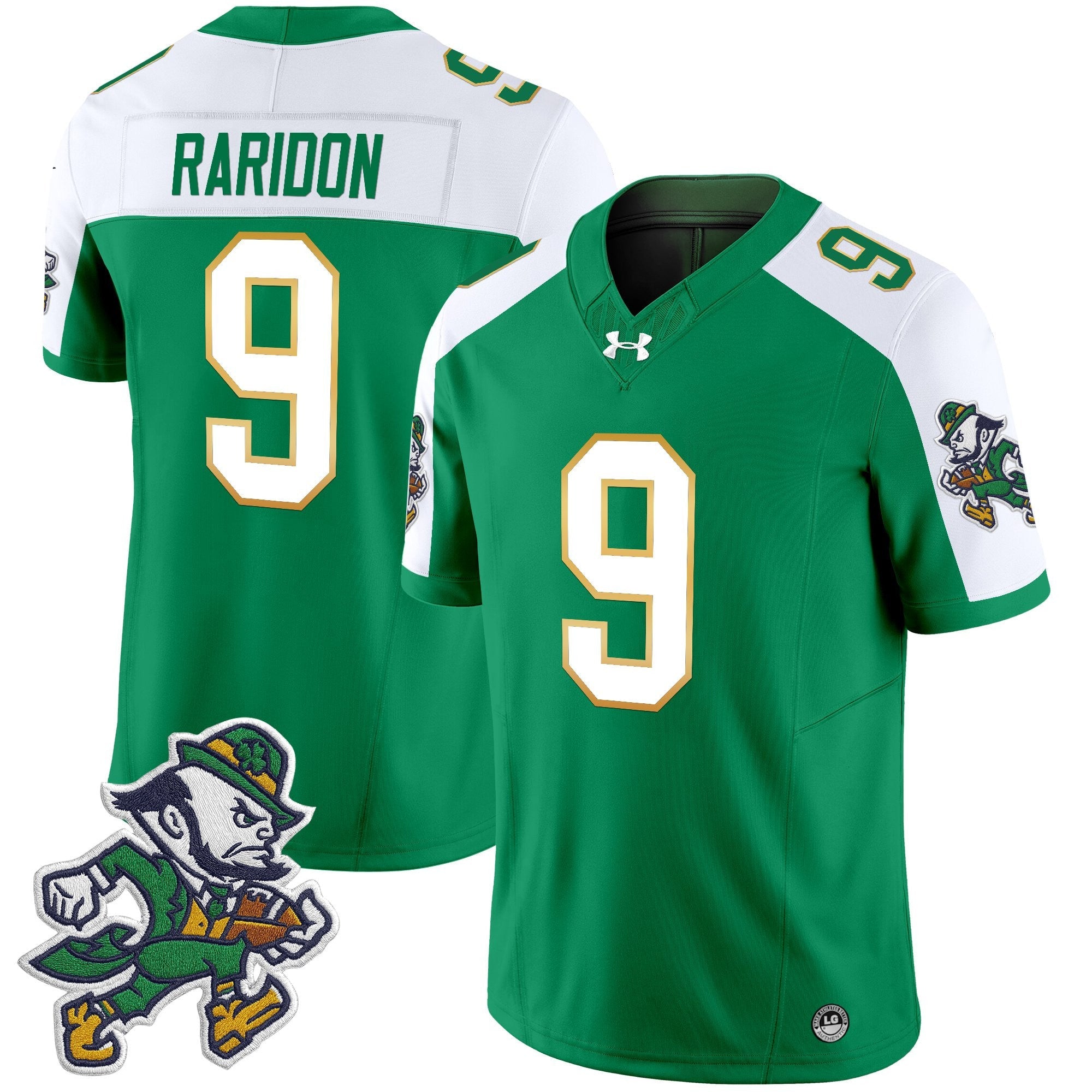 Notre Dame Fighting Irish 2025 'Gridiron Leprechaun Edition' Vapor Limited Jersey – All Stitched
