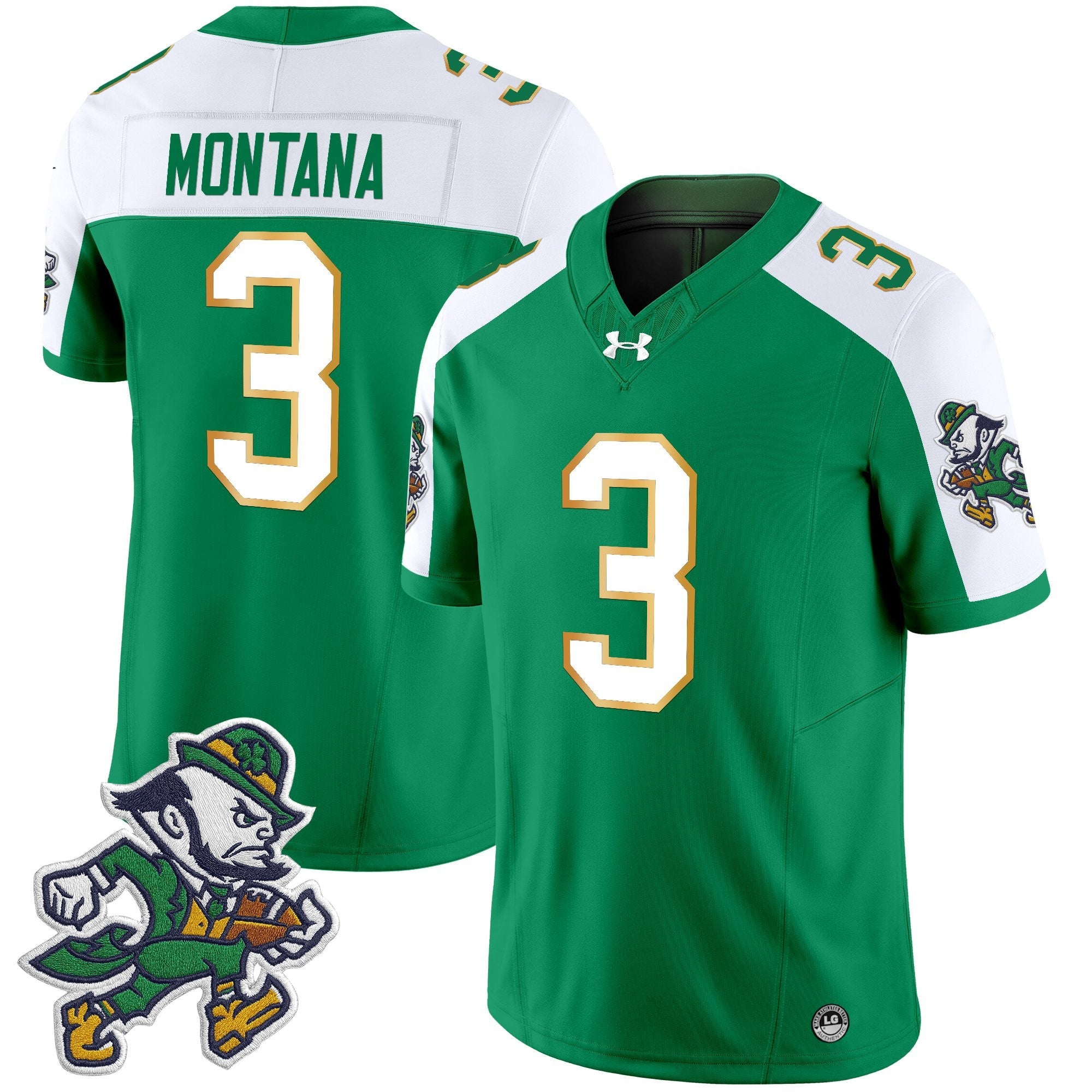 Notre Dame Fighting Irish 2025 'Gridiron Leprechaun Edition' Vapor Limited Jersey – All Stitched