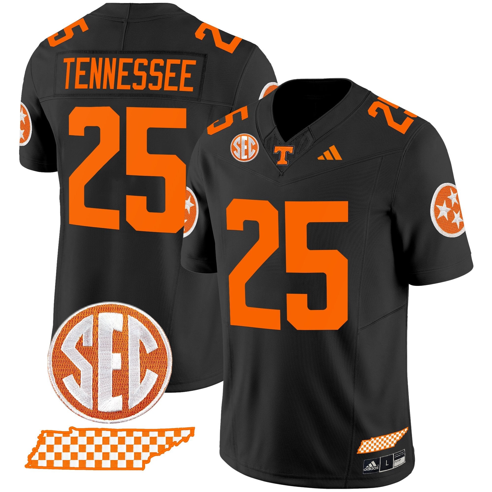 Tennessee Volunteers 2025 Vapor Limited Jersey V2 - All Stitched