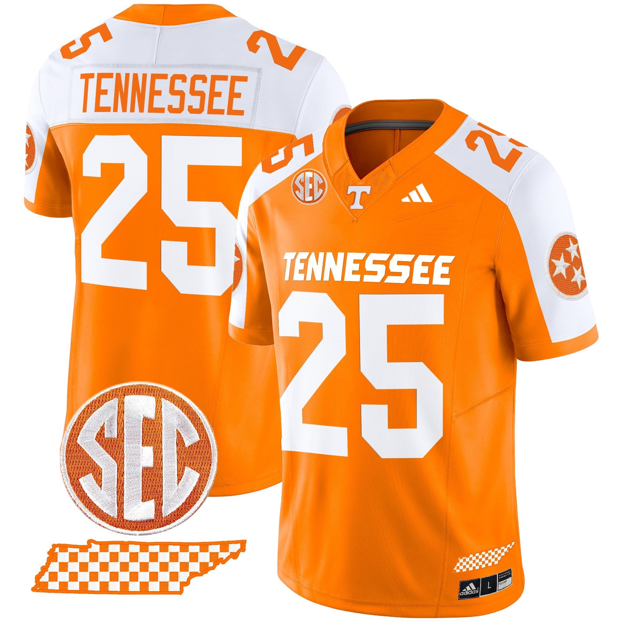 Tennessee Volunteers 2025 Vapor Limited Jersey V2 - All Stitched