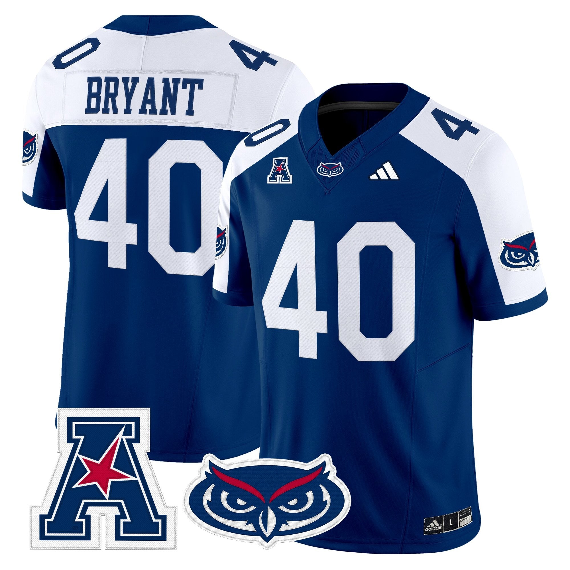 Florida Atlantic Owls 2025 Vapor Limited Jersey - All Stitched